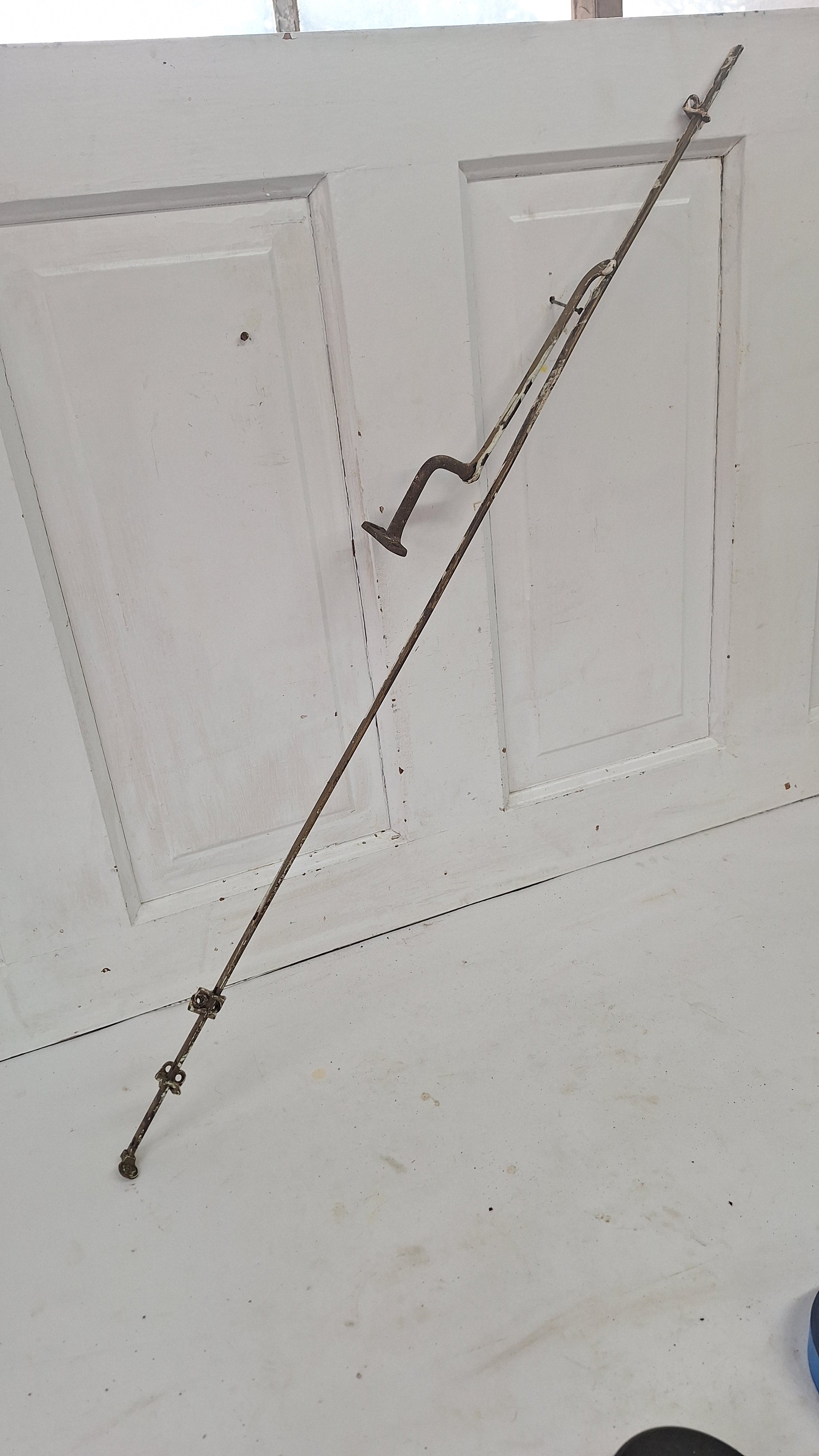 36' Transom Window Flat Style Rod, Antique Transom Operator Hardware ...