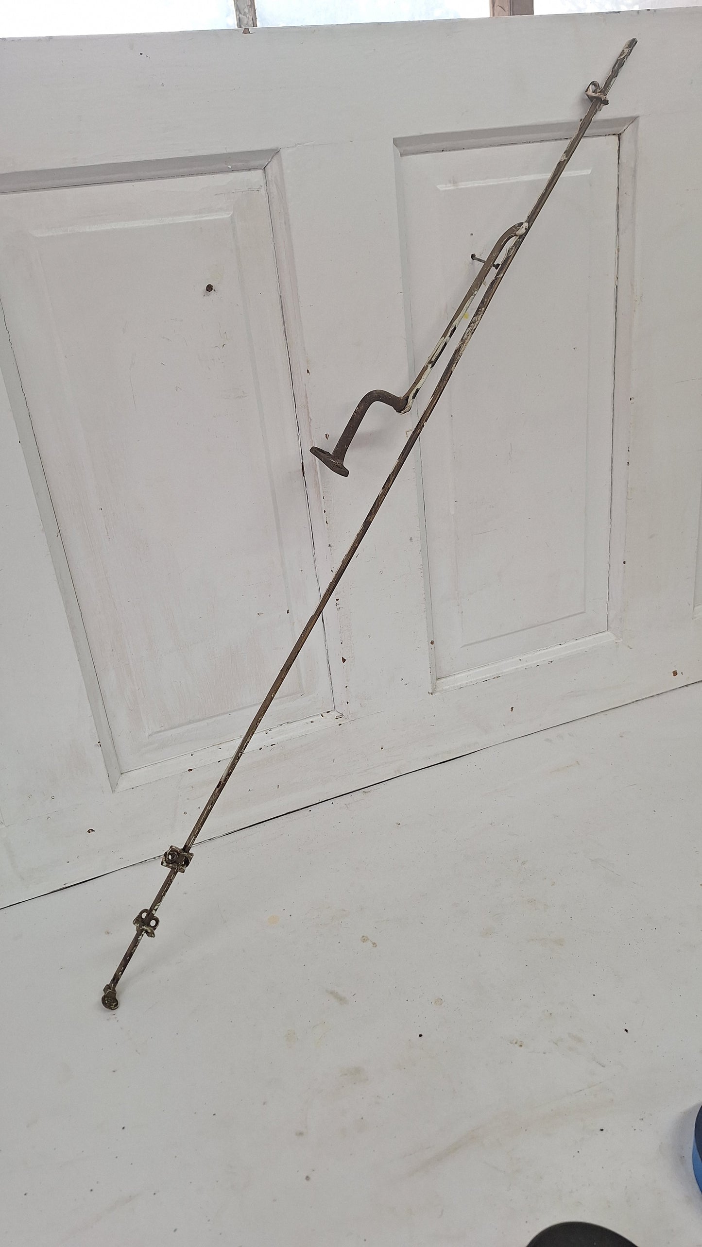 36' Transom Window Flat Style Rod, Antique Transom Operator Hardware