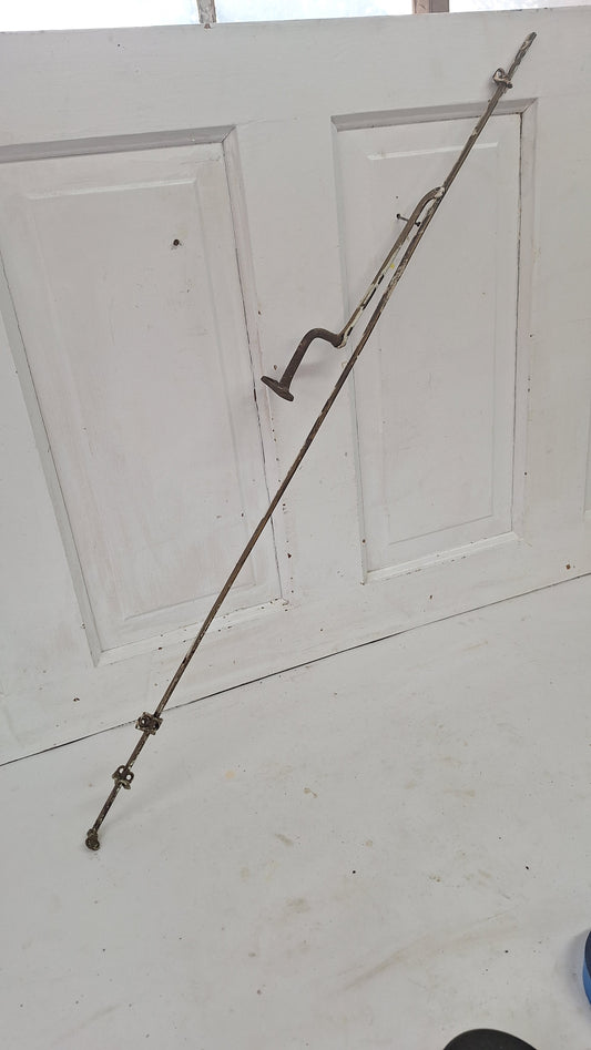 36' Transom Window Flat Style Rod, Antique Transom Operator Hardware