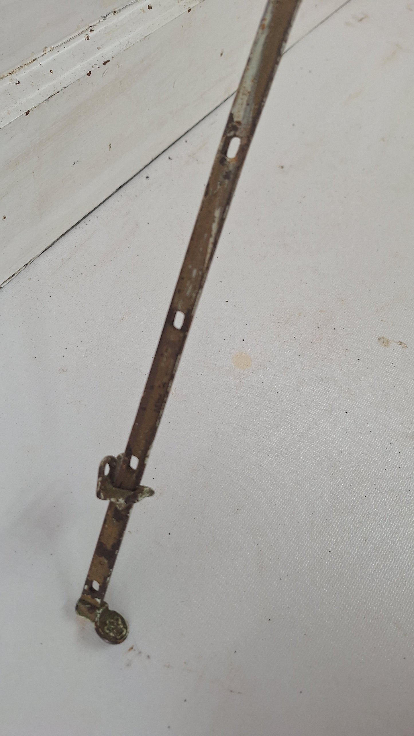 36' Transom Window Flat Style Rod, Antique Transom Operator Hardware