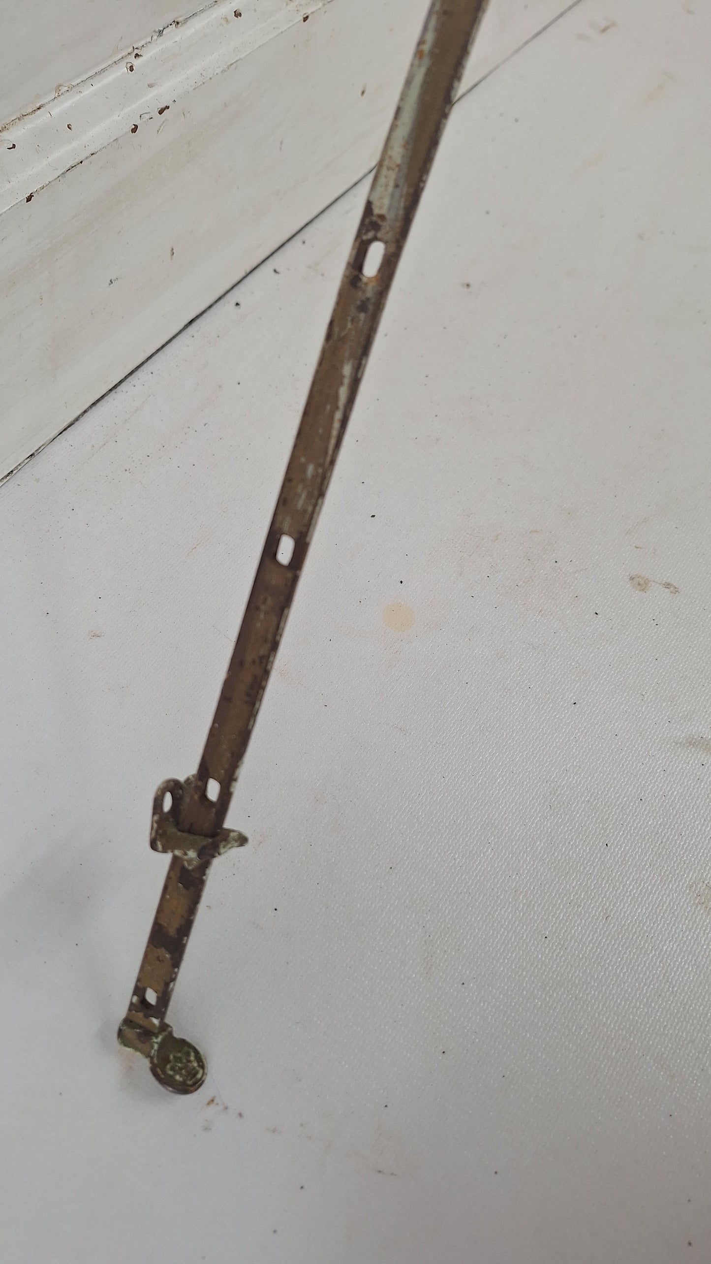 36' Transom Window Flat Style Rod, Antique Transom Operator Hardware