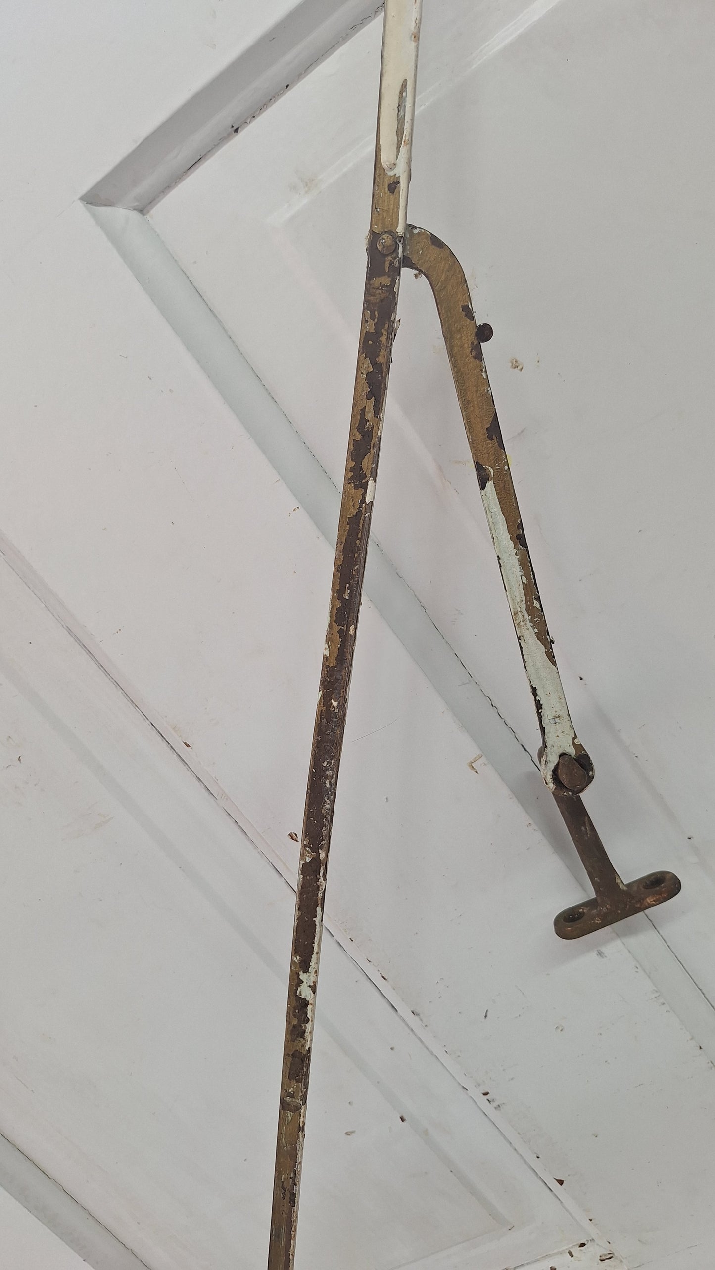 36' Transom Window Flat Style Rod, Antique Transom Operator Hardware