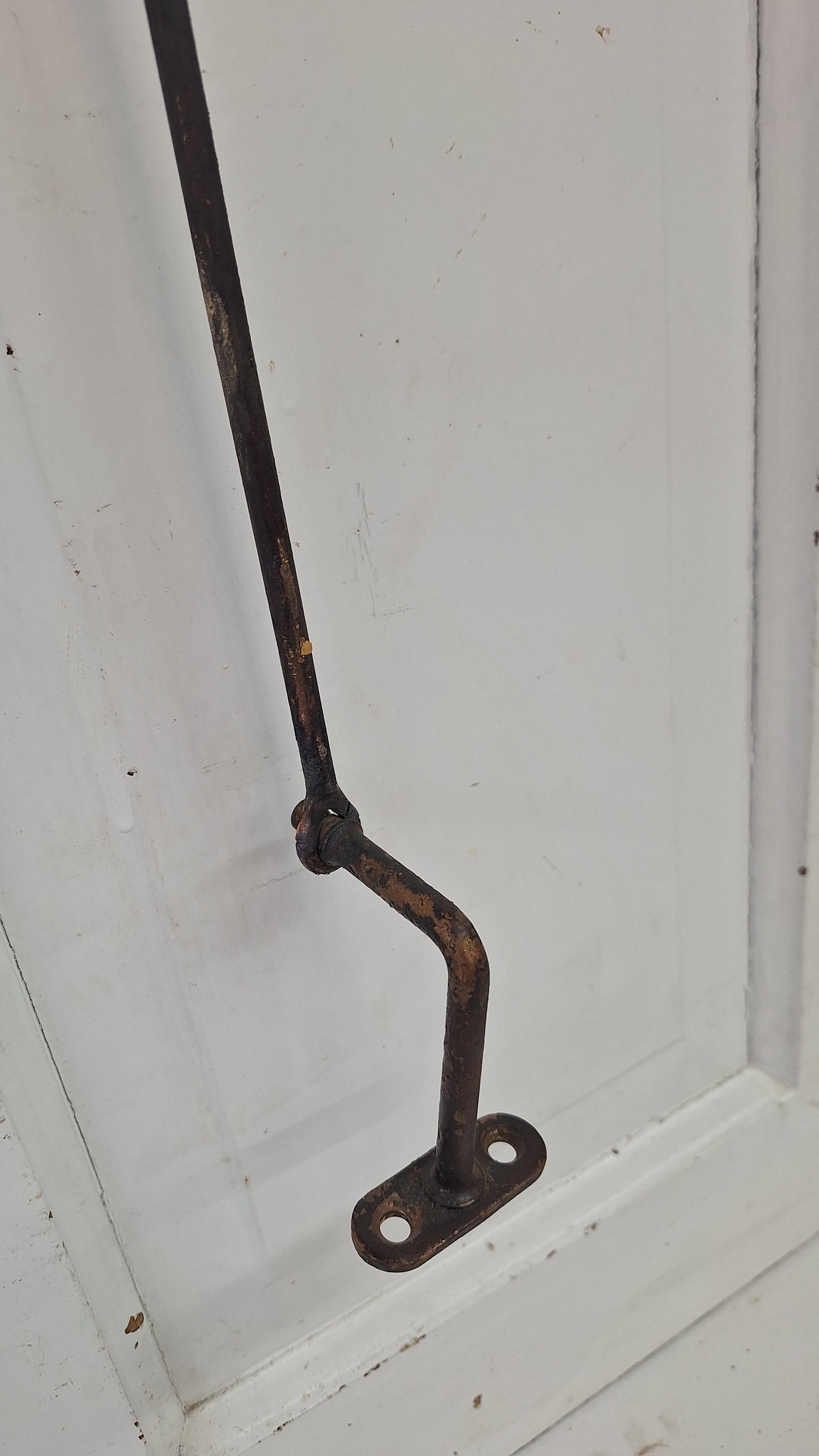 36" Transom Window Opener, Antique Transom Rod Hardware
