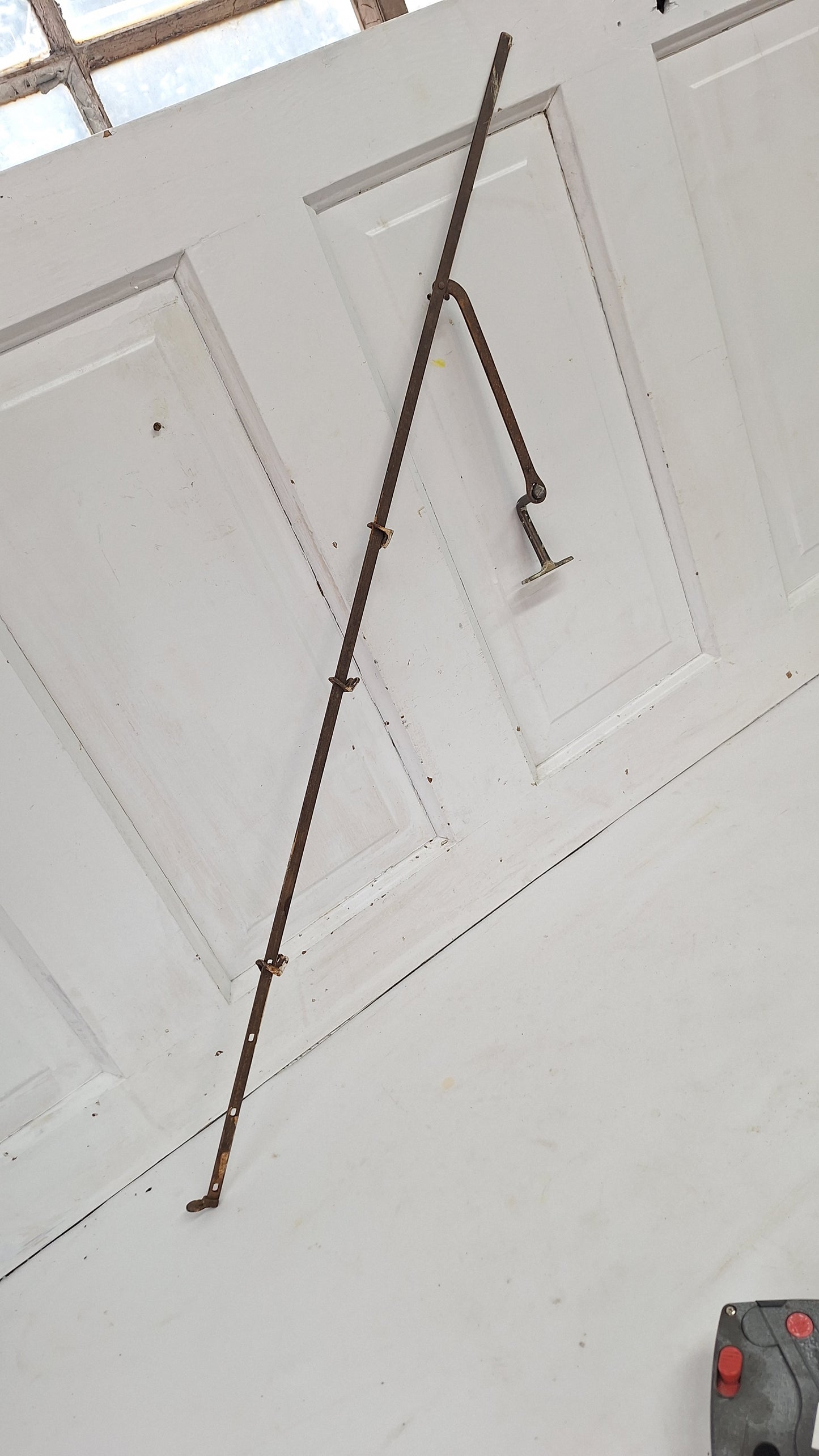 36" Transom Window Flat Style Rod, Antique Transom Operator Hardware