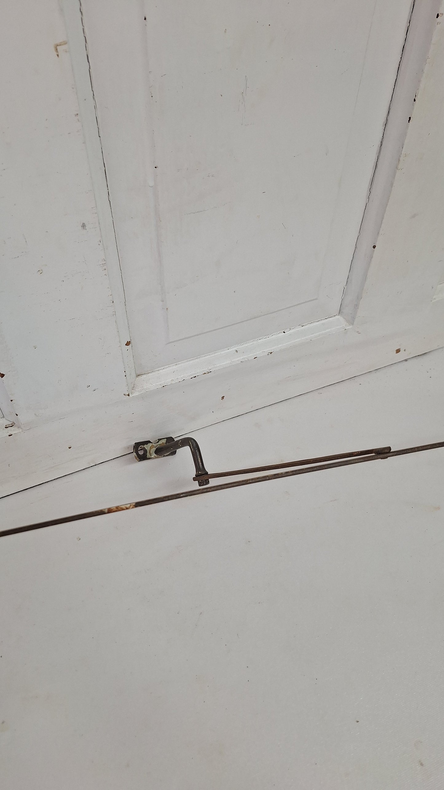 36" Transom Window Flat Style Rod, Antique Transom Operator Hardware