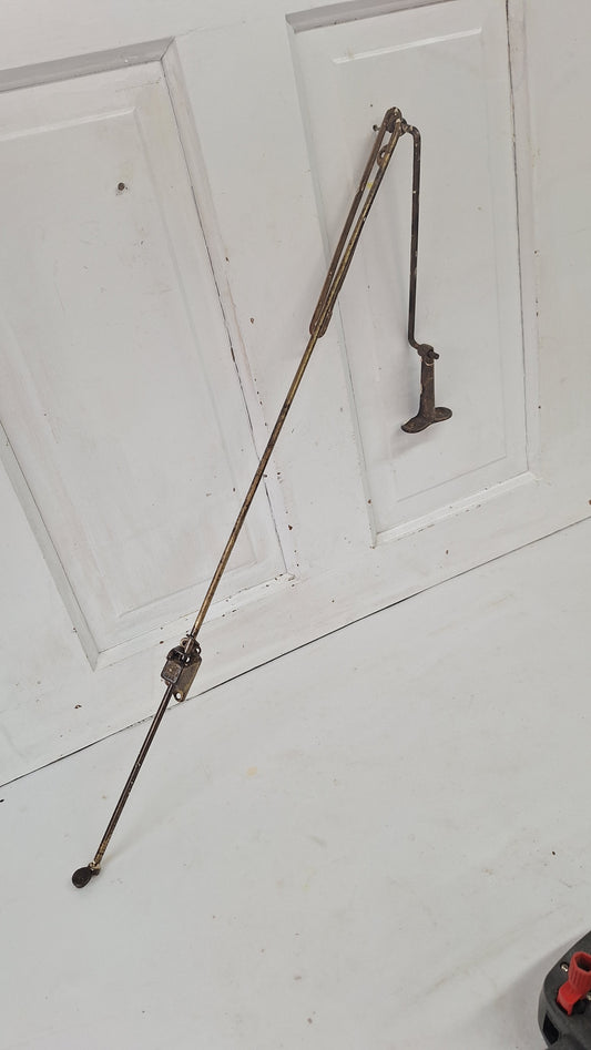 28" Transom Window Opener, Antique Transom Rod Hardware