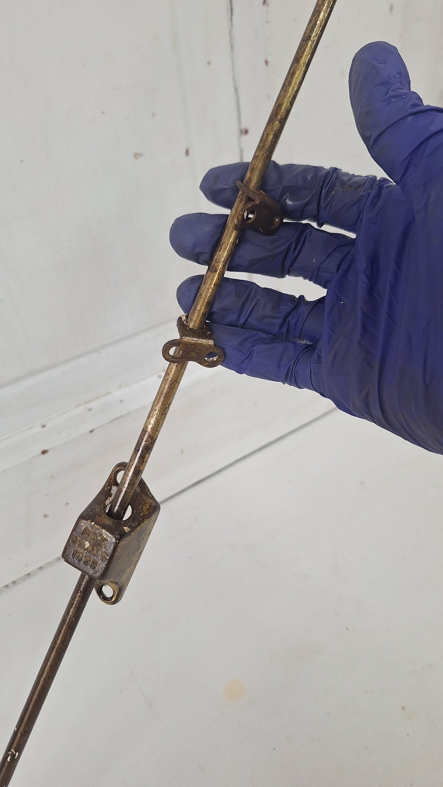 28" Transom Window Opener, Antique Transom Rod Hardware