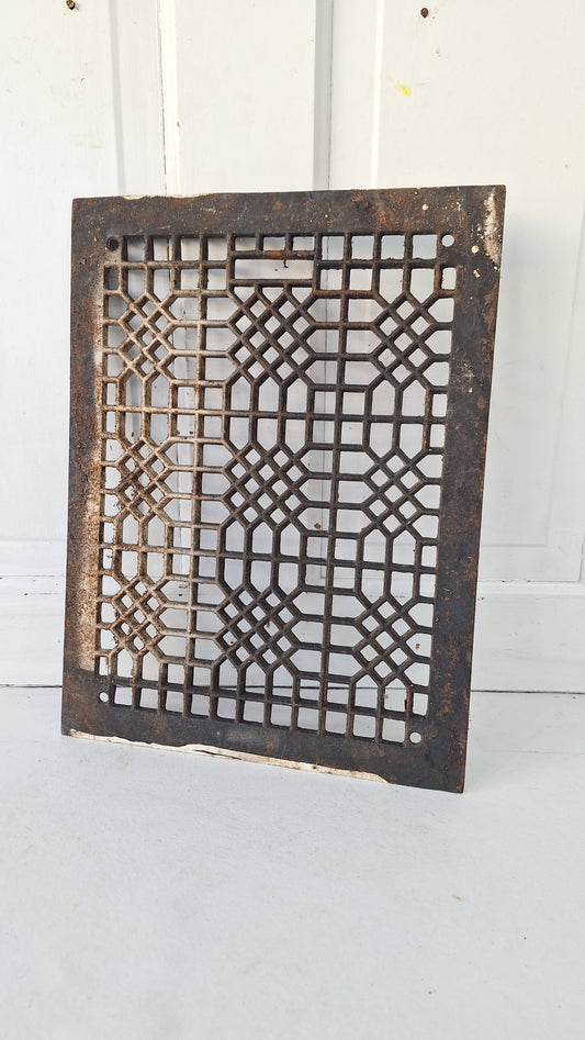 12 x 16 Floor Vent Cover, Cast Iron Cold Air Return, Large Floor Vent