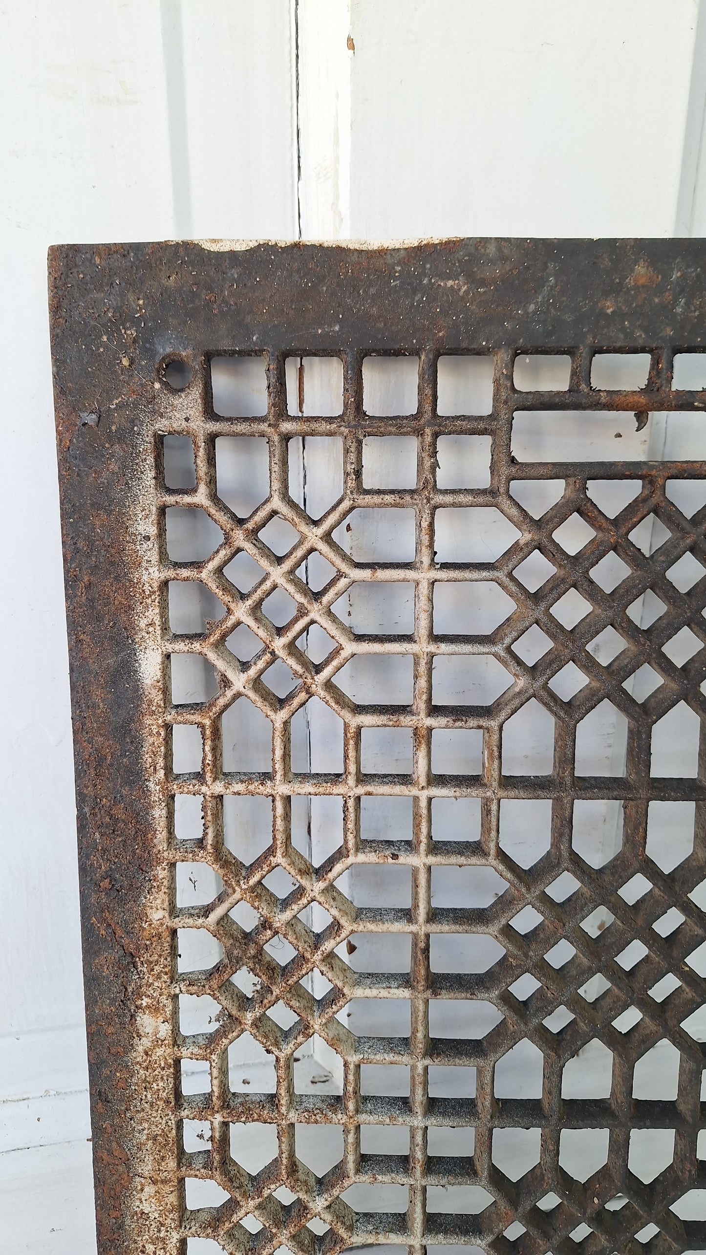 12 x 16 Floor Vent Cover, Cast Iron Cold Air Return, Large Floor Vent