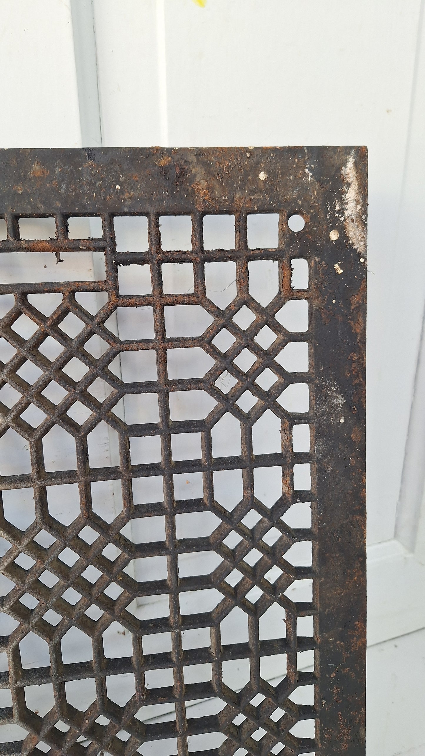 12 x 16 Floor Vent Cover, Cast Iron Cold Air Return, Large Floor Vent