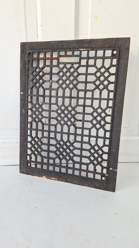 12 x 16 Floor Vent Cover, Cast Iron Cold Air Return, Large Floor Vent