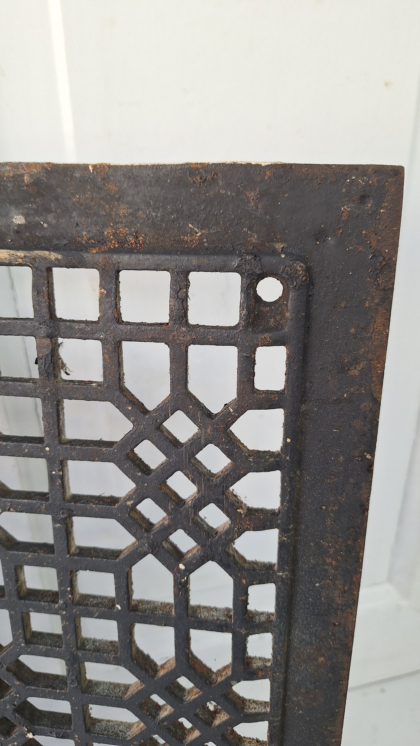 12 x 16 Floor Vent Cover, Cast Iron Cold Air Return, Large Floor Vent