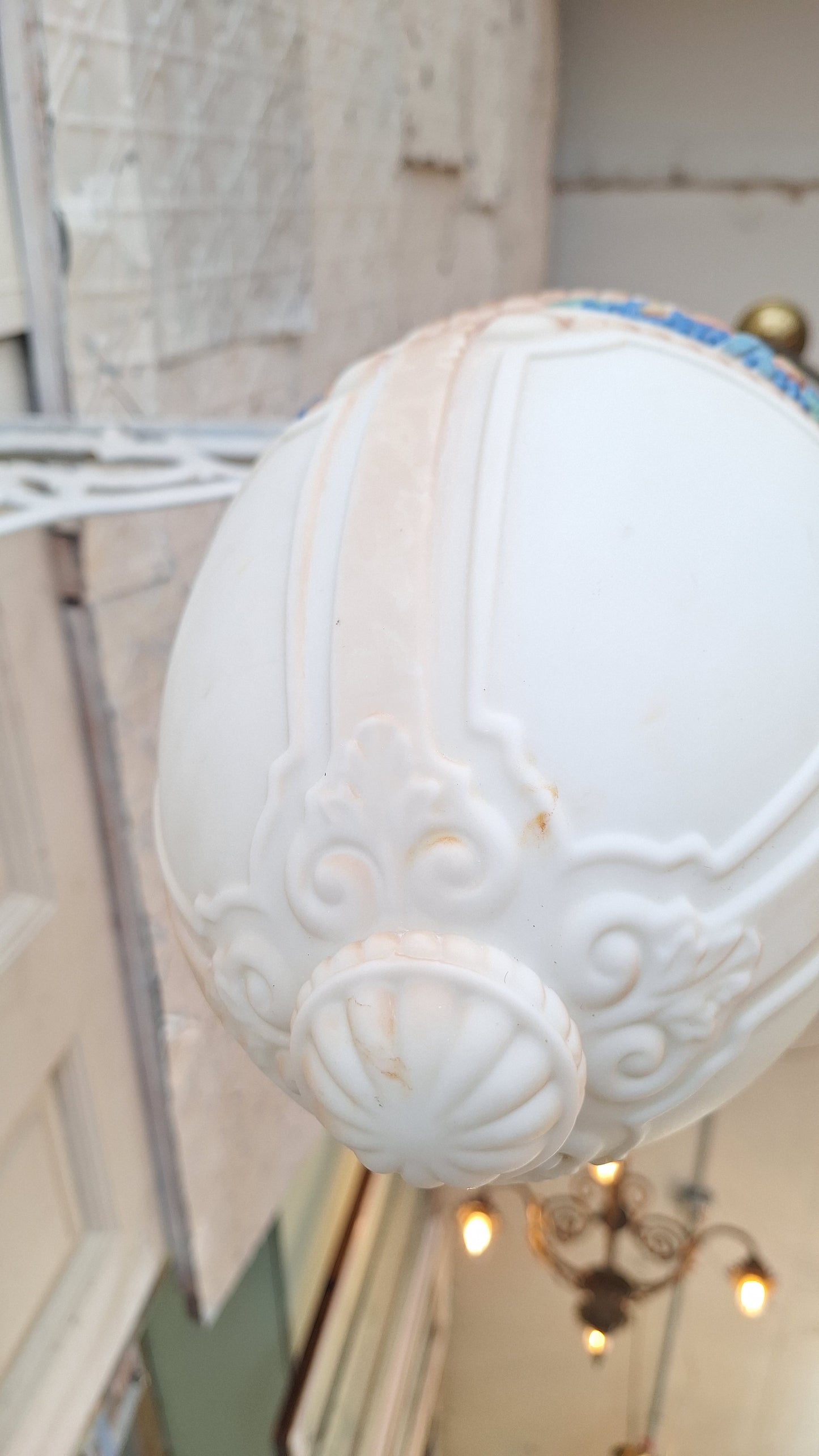 Beardslee Bronze Glass Pendant Light with Decorative Fruit Glass Shade