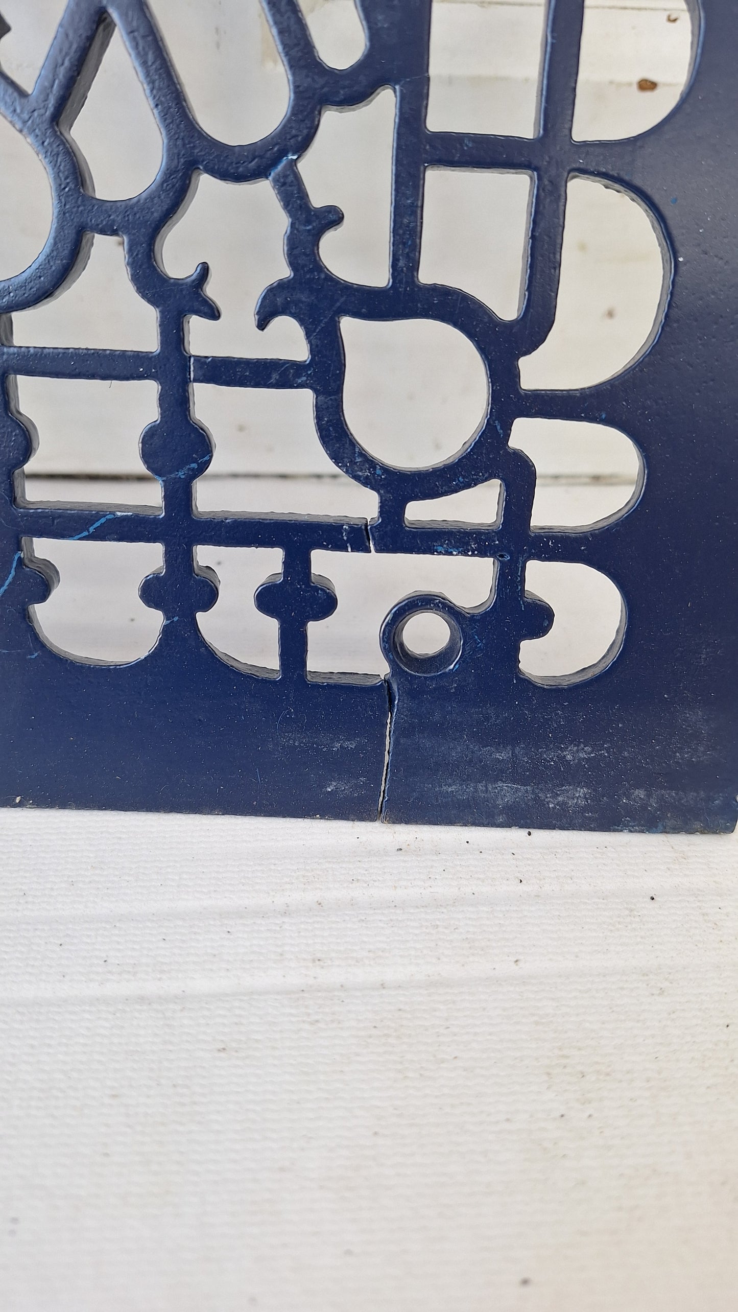 9 x 12"  Vintage Cast Iron Register, Scroll Design Vent Cover