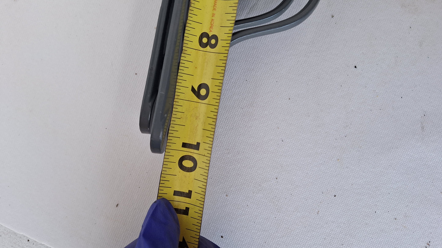 8 x 10 Antique Iron Shelf Brackets, Floral Design Victorian Shelf Supports