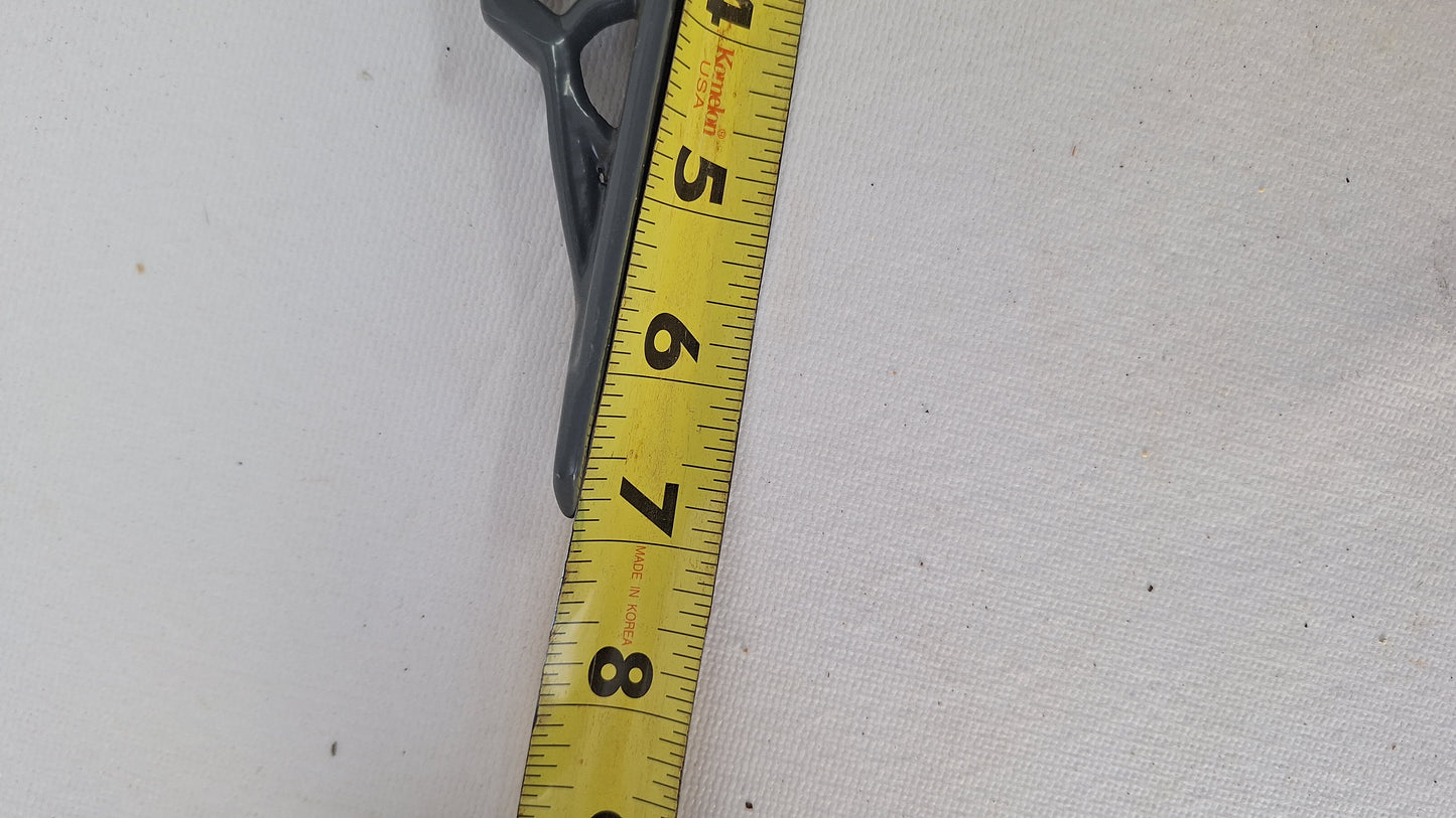 7 x 9 Antique Iron Shelf Brackets, Floral Design Victorian Shelf Supports