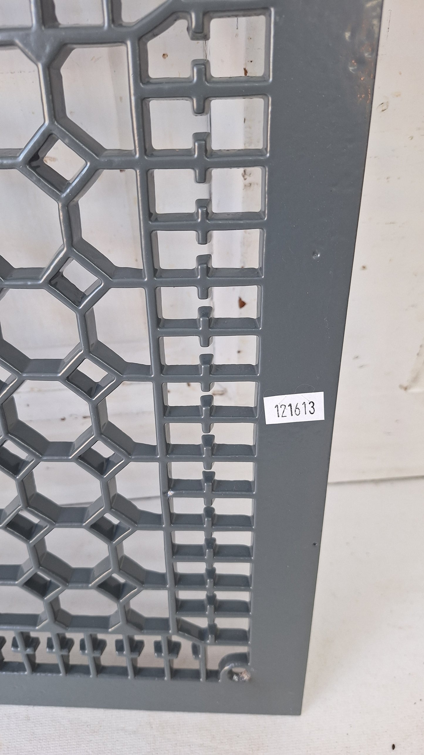 12 x 14 Lattice Cast Iron Floor Grate, Register Vent Cover