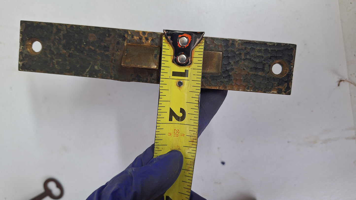 Complete Entry Knob & Plate Set, Front Door Knobs and Backplates with Lock