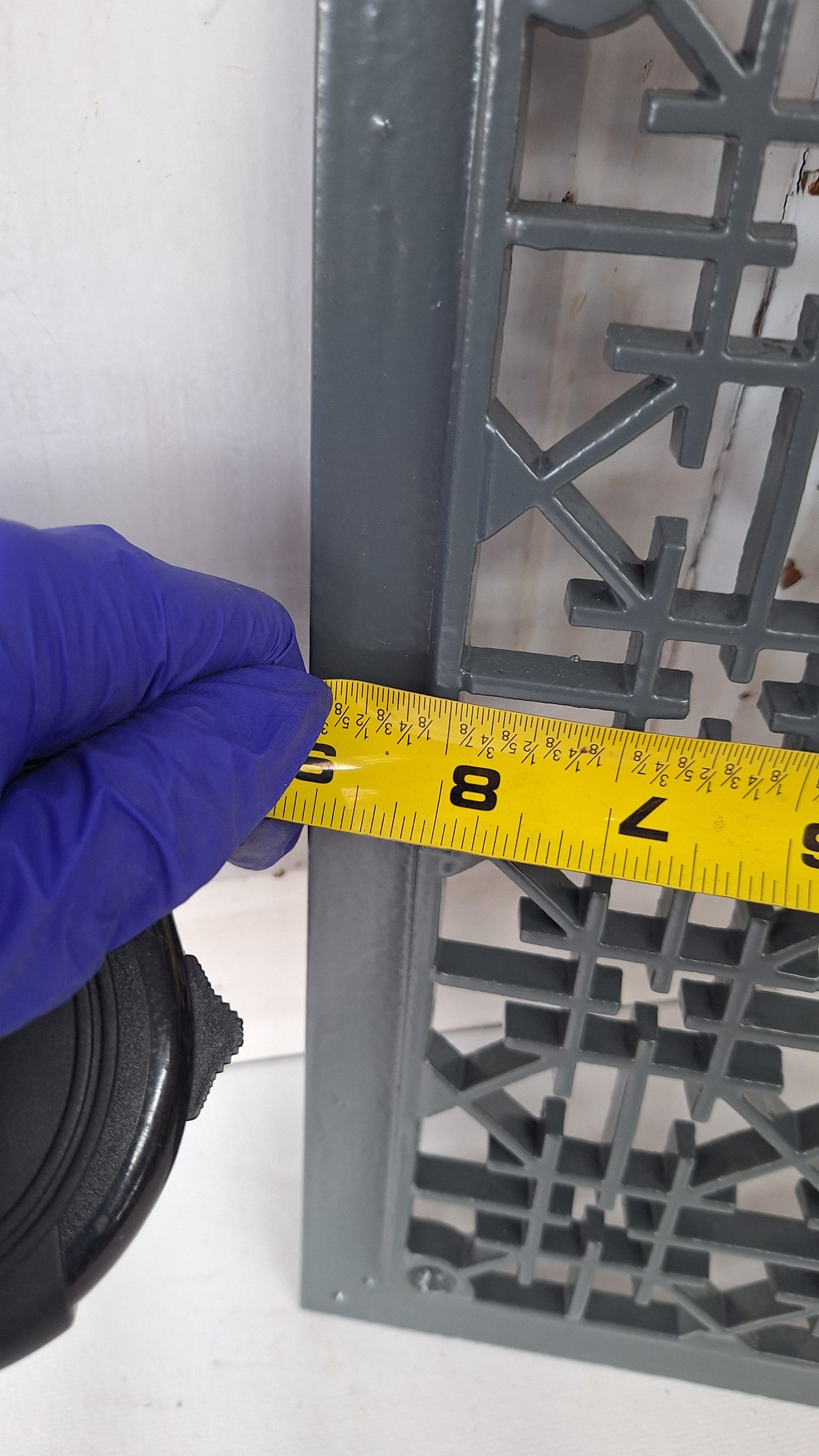 12 x 10 Lattice Cast Iron Floor Grate, Register Vent Cover