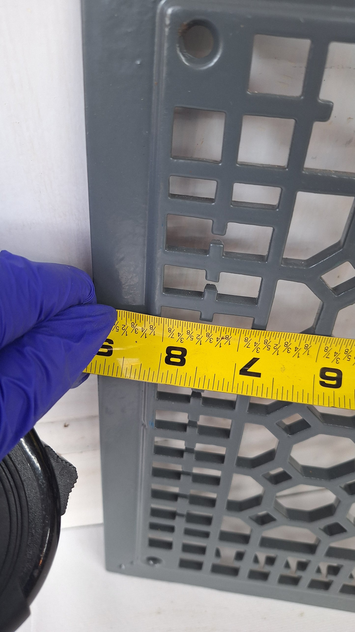 12 x 10 Lattice Cast Iron Floor Grate, Register Vent Cover