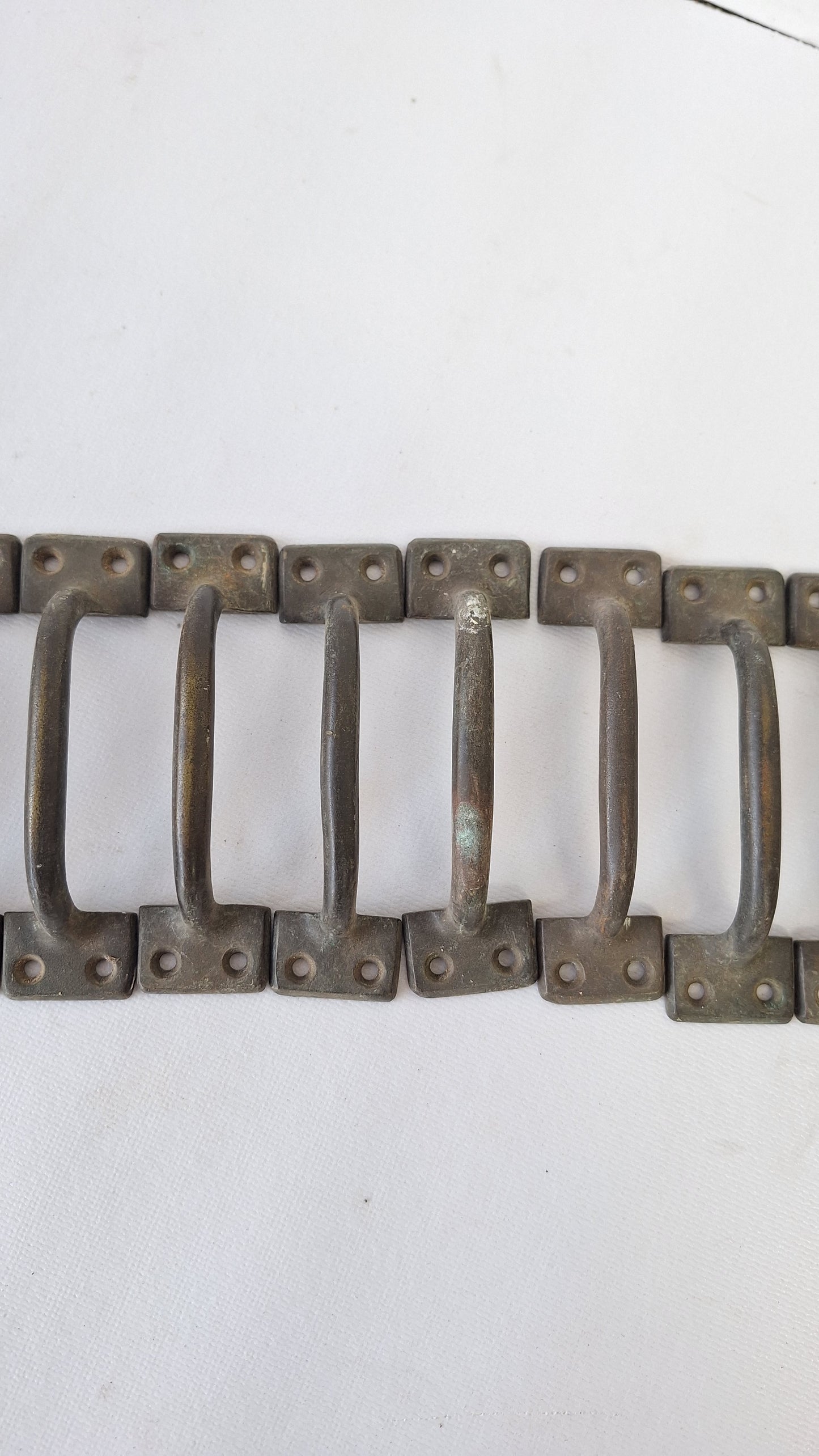 14 Bronze Antique Window Handles, Window Sash Pulls