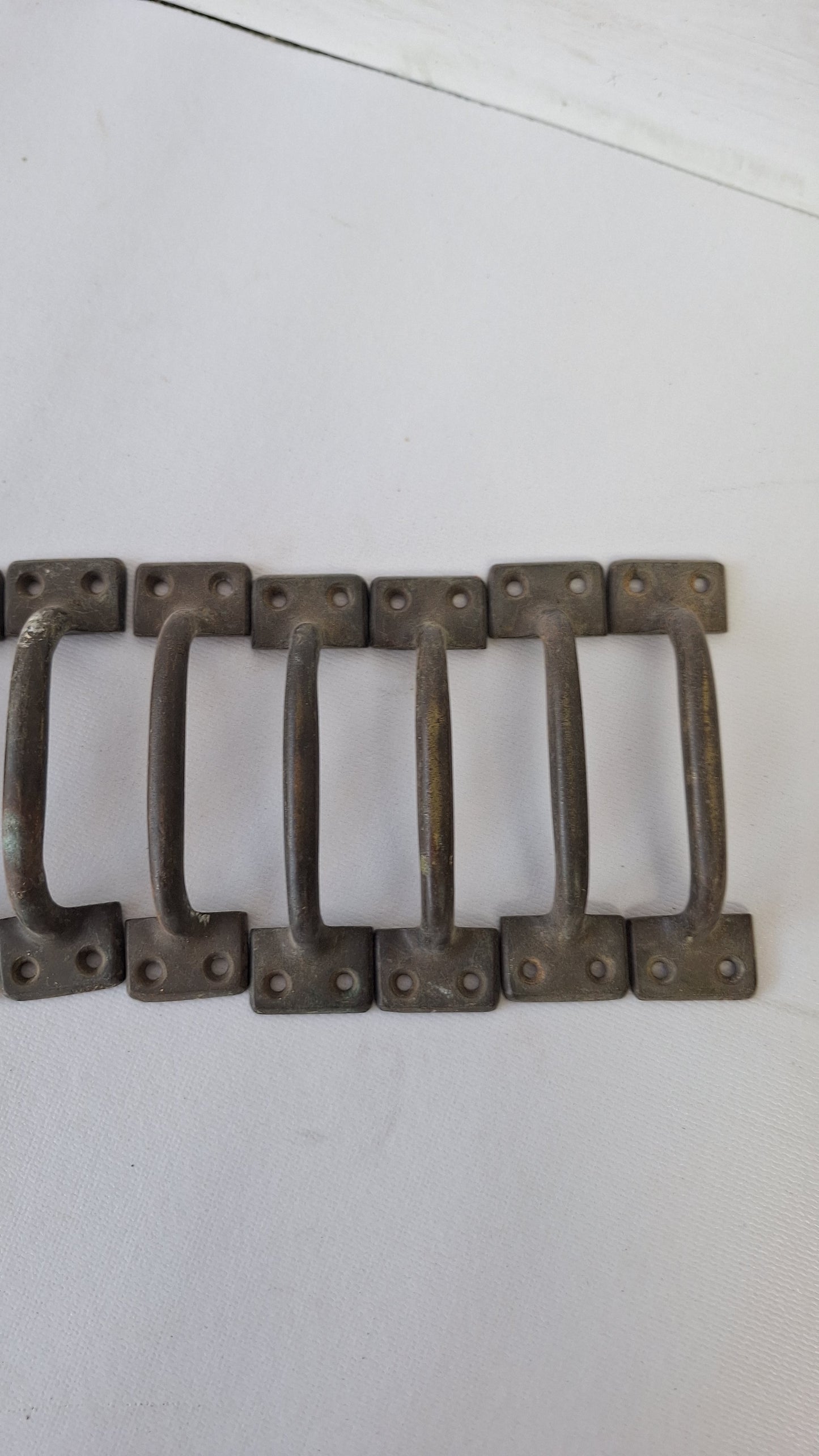 14 Bronze Antique Window Handles, Window Sash Pulls