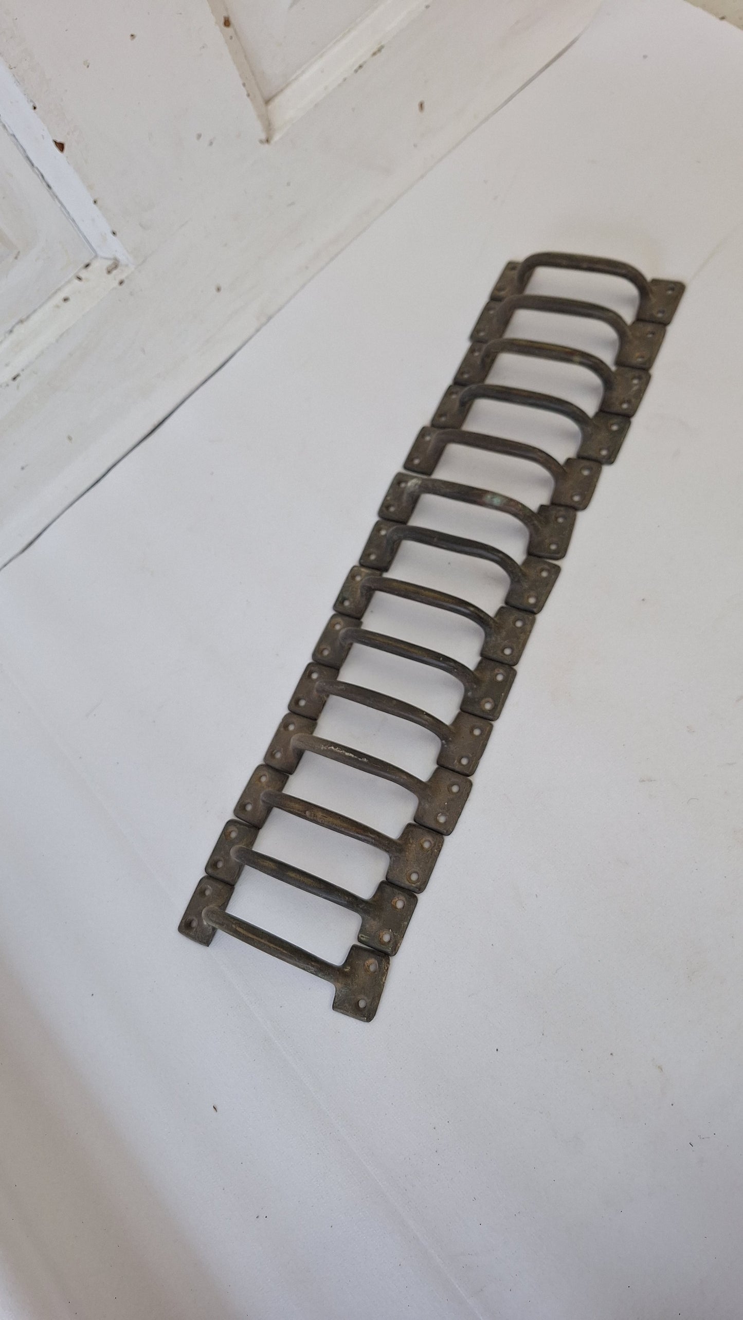 14 Bronze Antique Window Handles, Window Sash Pulls