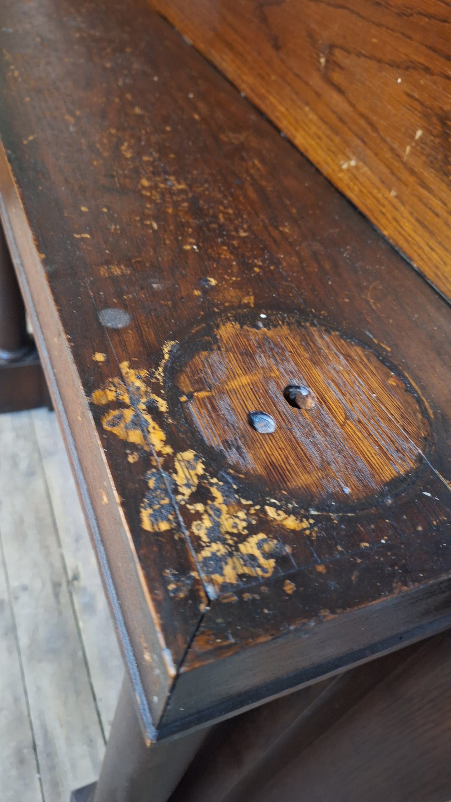 Antique Quarter Sawn Oak Fireplace Mantle, Fireplace Surround with Columns