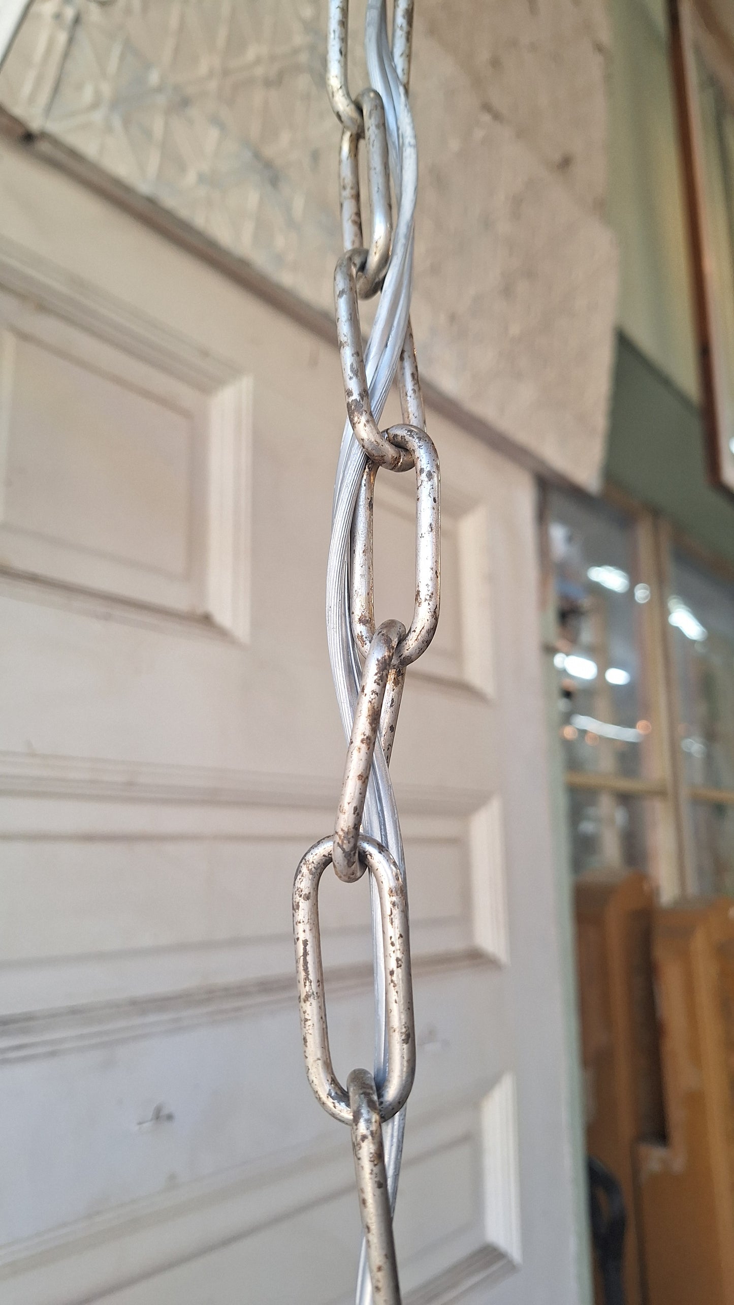Silver Plated Chandelier: Vintage Five Arm Candelabra Style Ceiling Light