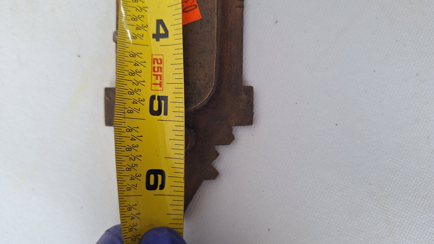 Ornate Bronze Letter Slot, Fancy Antique Door Mail Slot