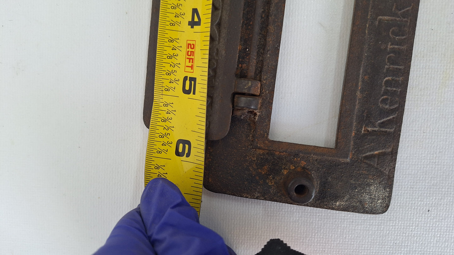 Antique Letters Iron Door Mail Slot, Complete Set, Antique Door Letter Slot