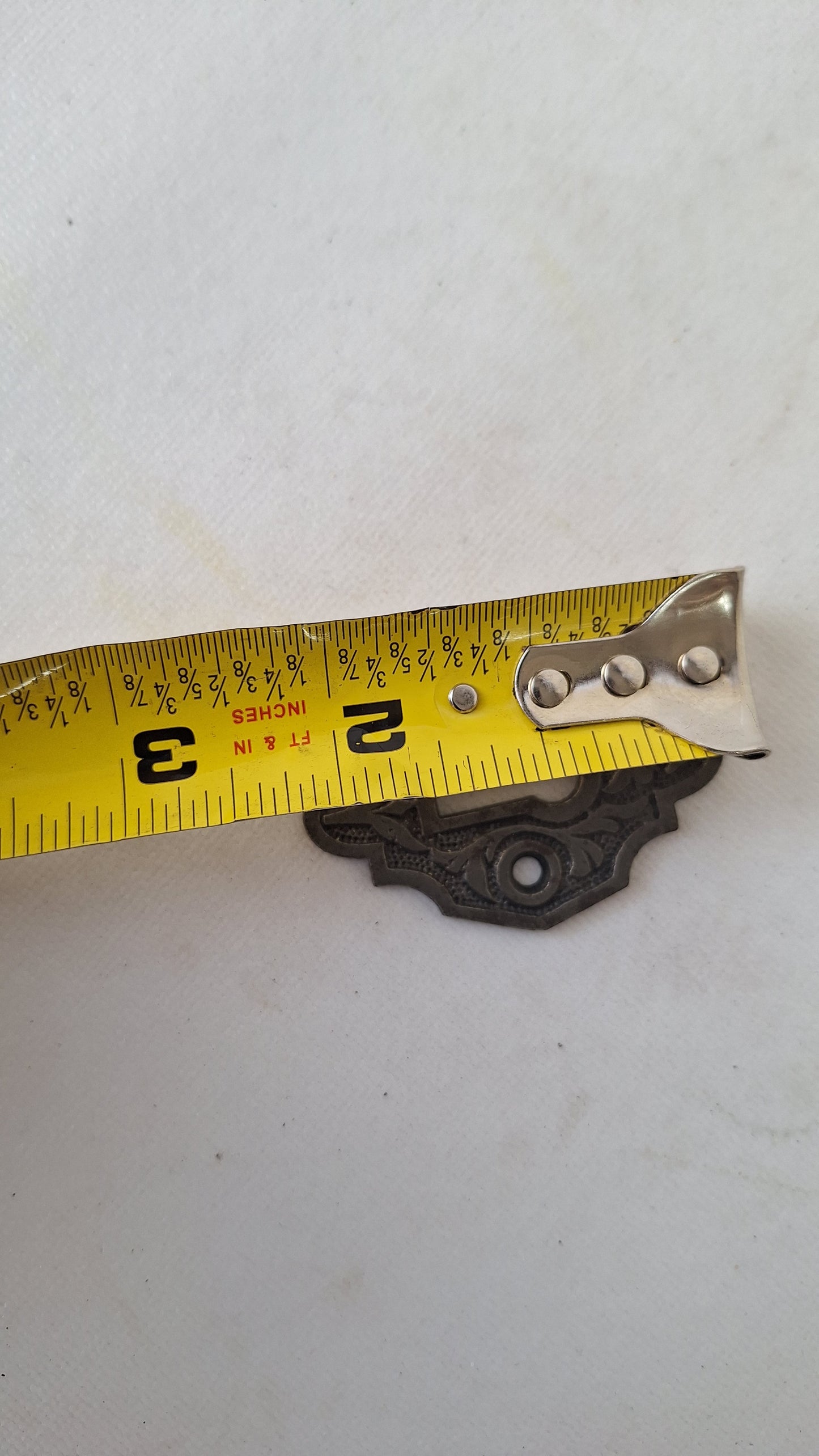 Large Ornate Iron Antique Keyhole Cover, Key Hole Escutcheon Plate