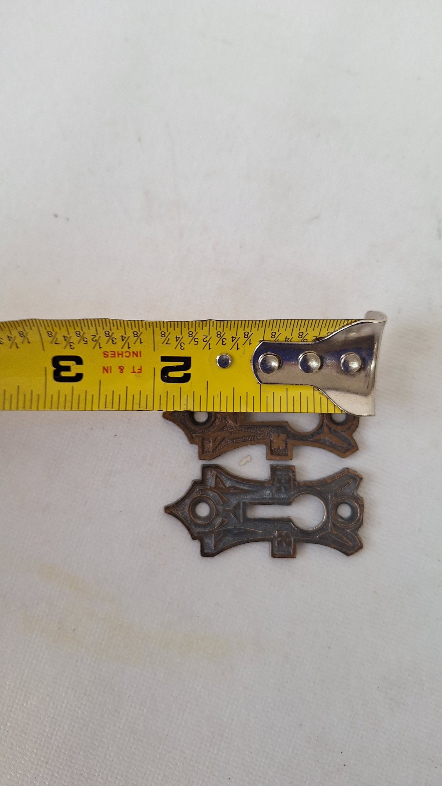 Fancy Bronze Door Key Hole, Victorian Keyhole Covers