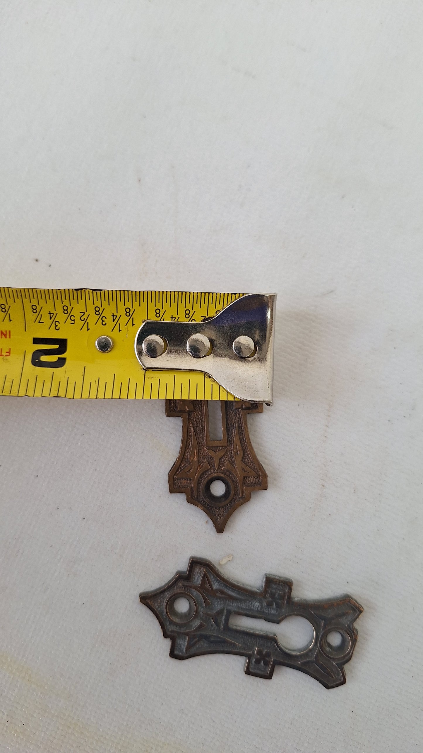 Fancy Bronze Door Key Hole, Victorian Keyhole Covers