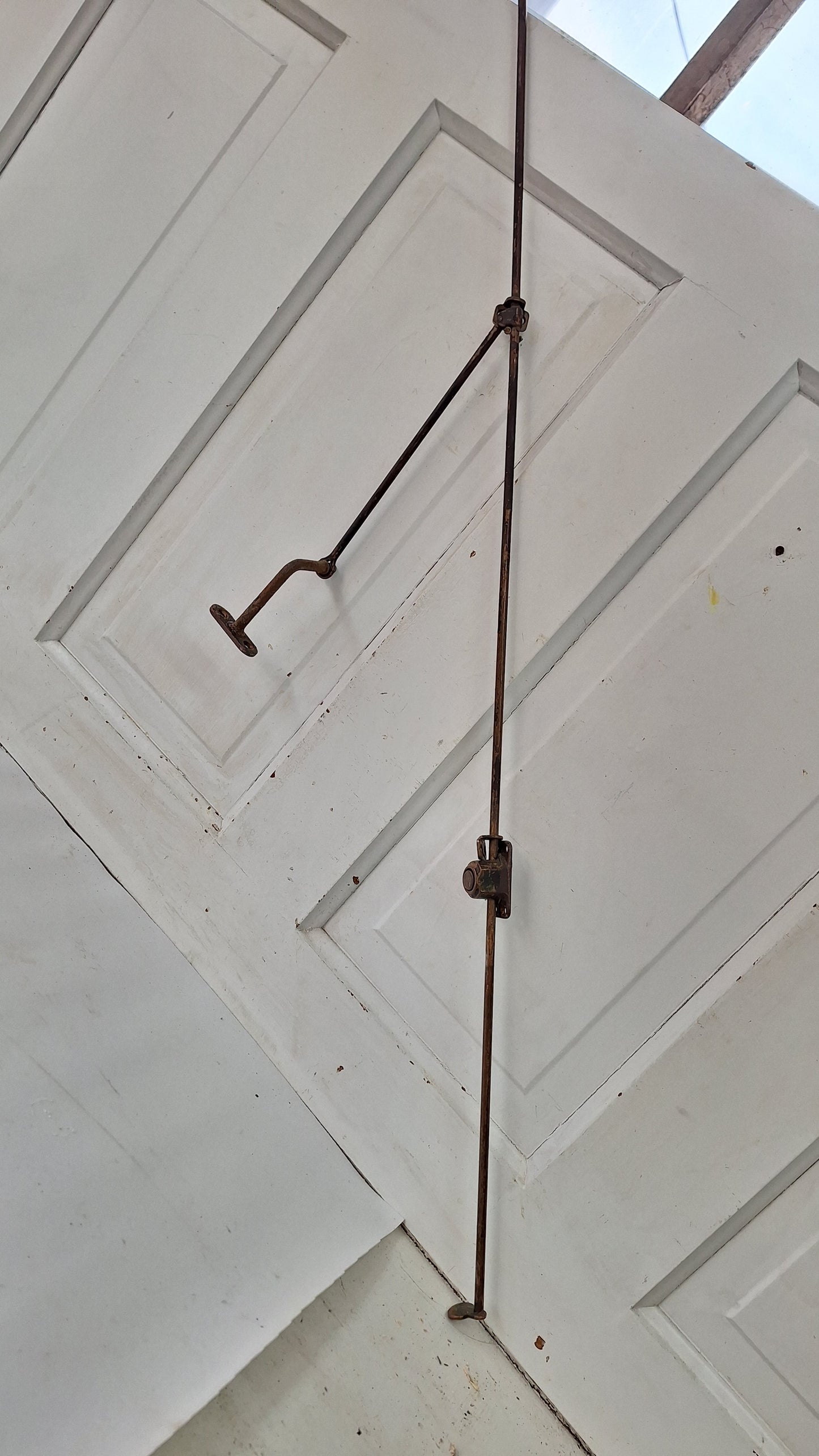 36" Transom Window Flat Style Rod, Antique Transom Operator Hardware