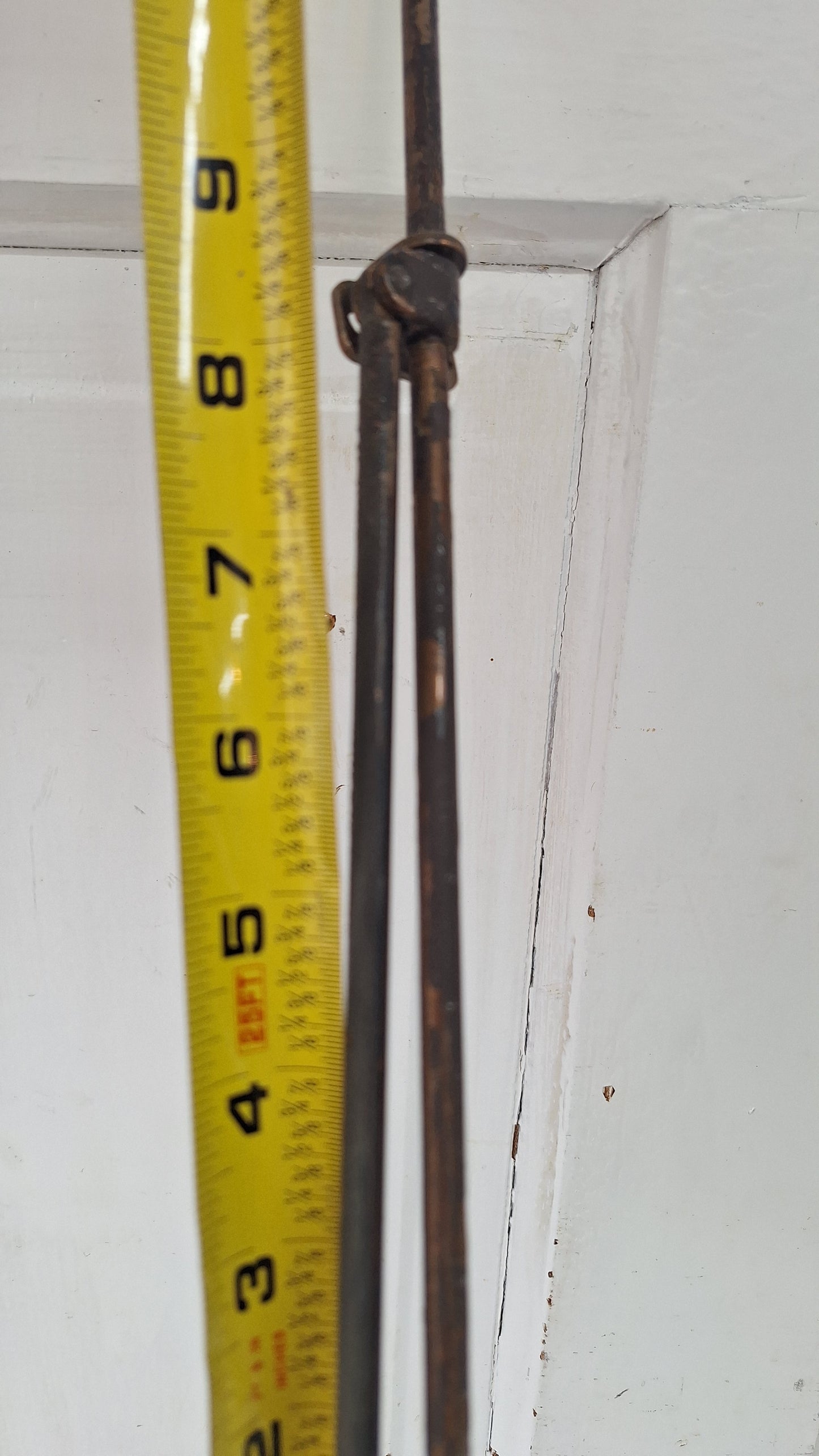 36" Transom Window Flat Style Rod, Antique Transom Operator Hardware