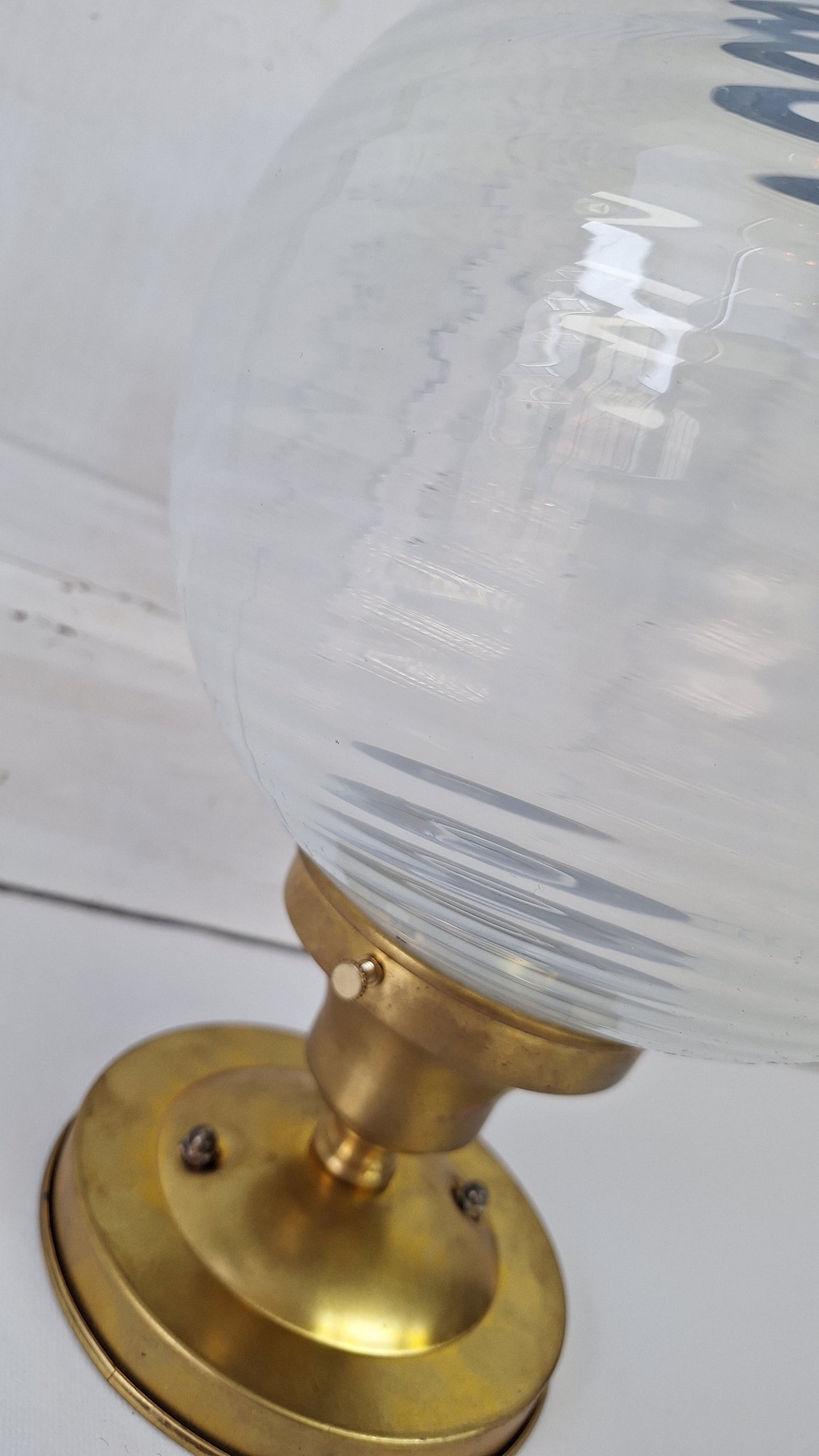Blown Opal Glass Shade Ceiling Mount Light, Antique Swirled Glass Globe Flush Mount