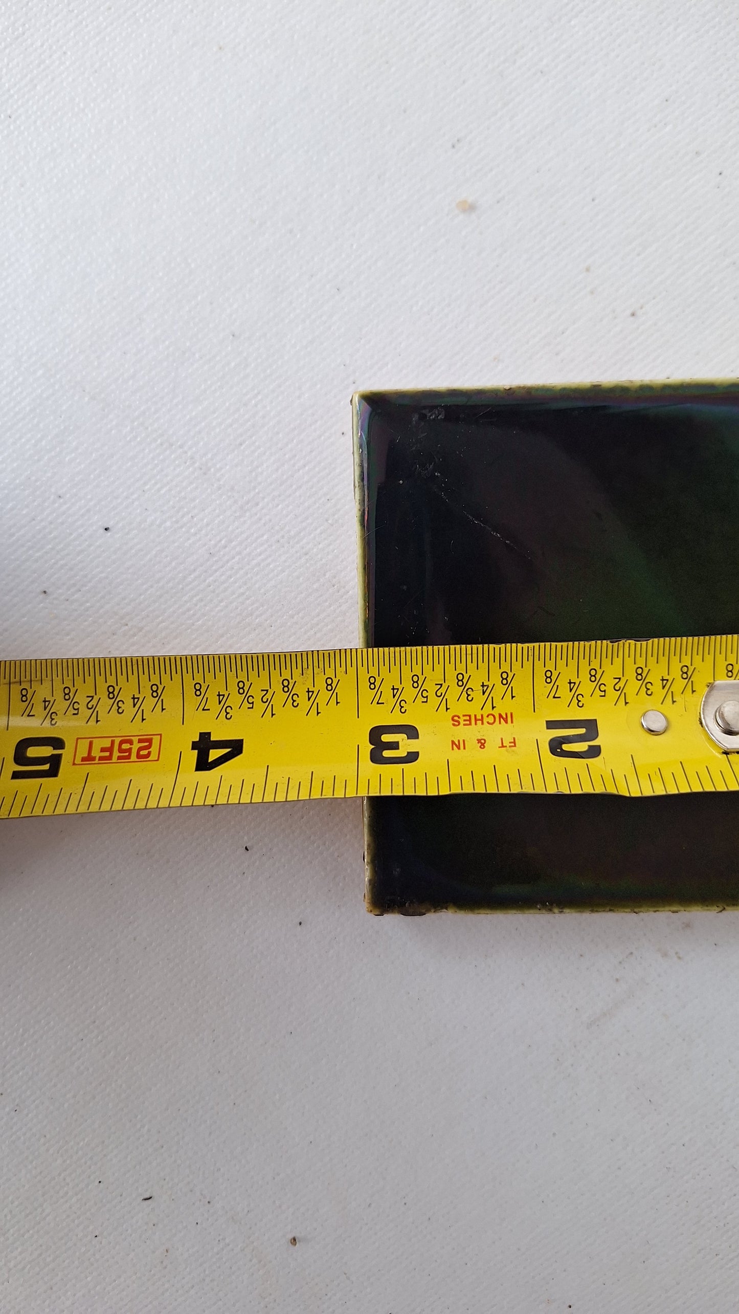 3" Dark Green Square Antique Floor Tiles, Green Fireplace Hearth Tile Set