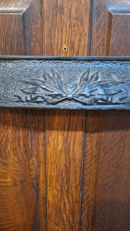 Cast Iron Fireplace Firebox Frame, Fireplace Mantle Metal Insert