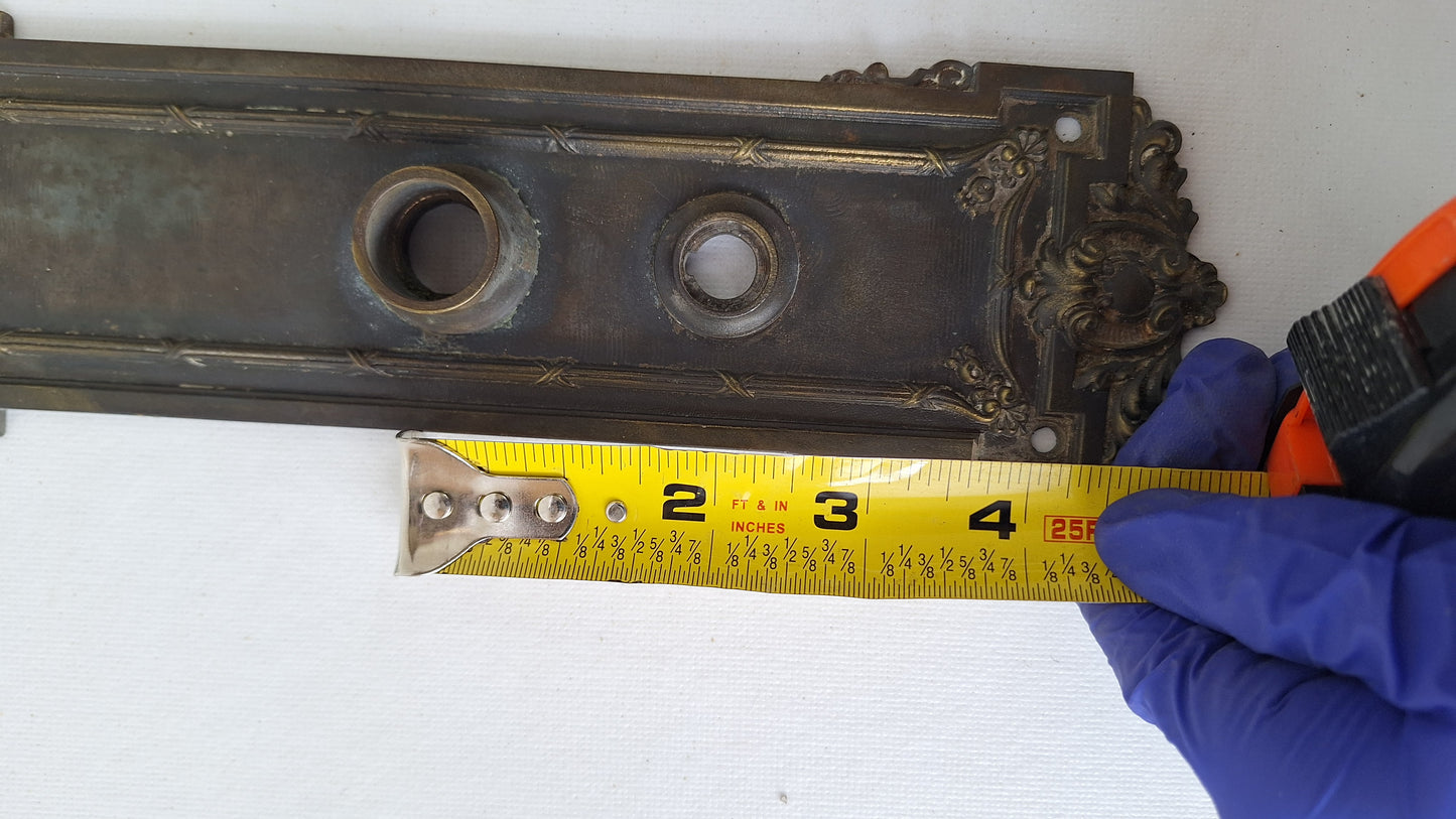 Lion's Head Large Solid Bronze Entry Backplate