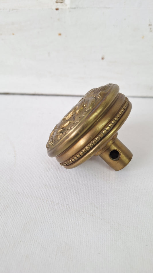 Antique Entry Size Bronze Knob, Large Antique Doorknob