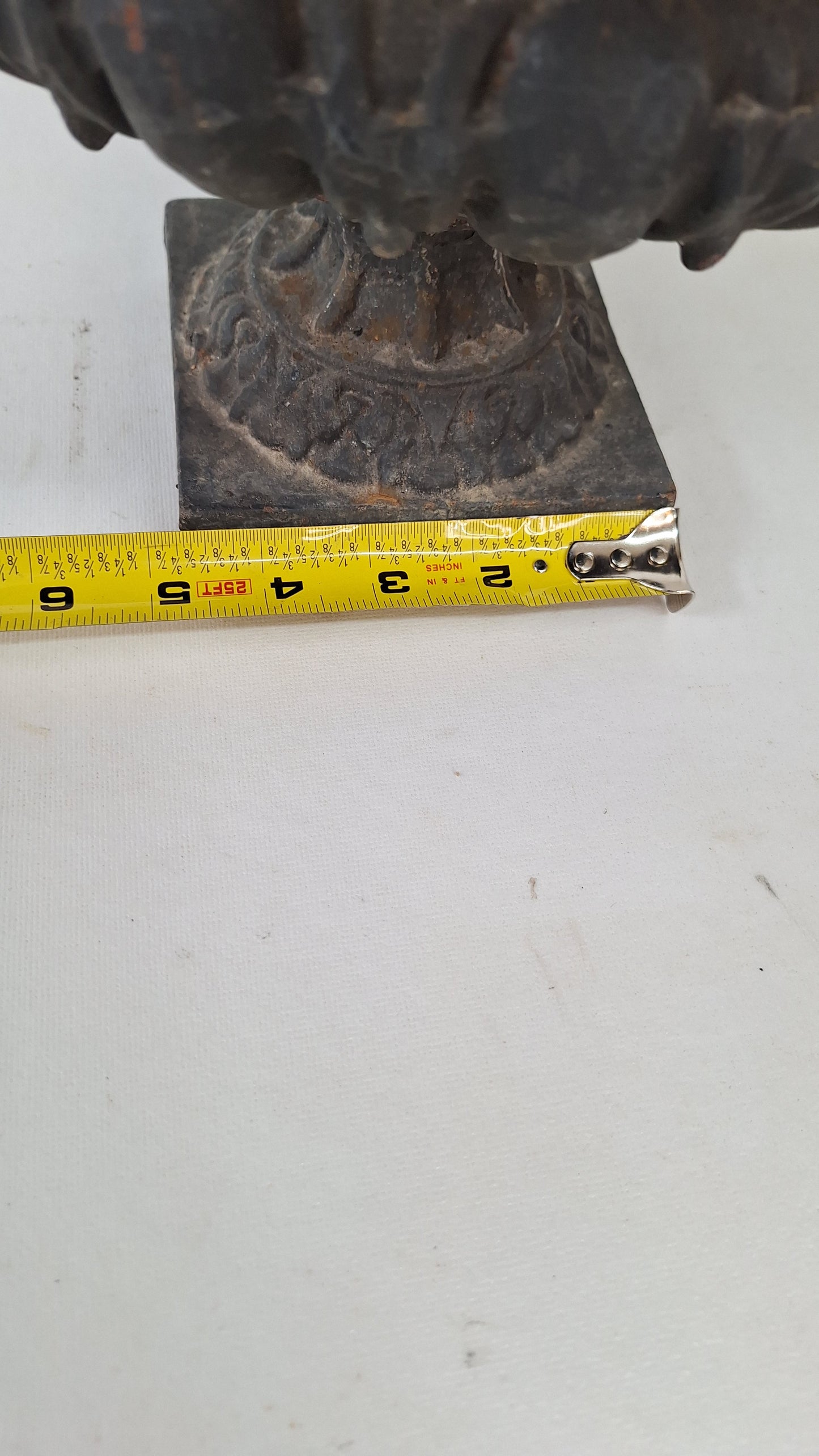 Pair of Antique Iron Garden Urns, Victorian Cast Iron Planters