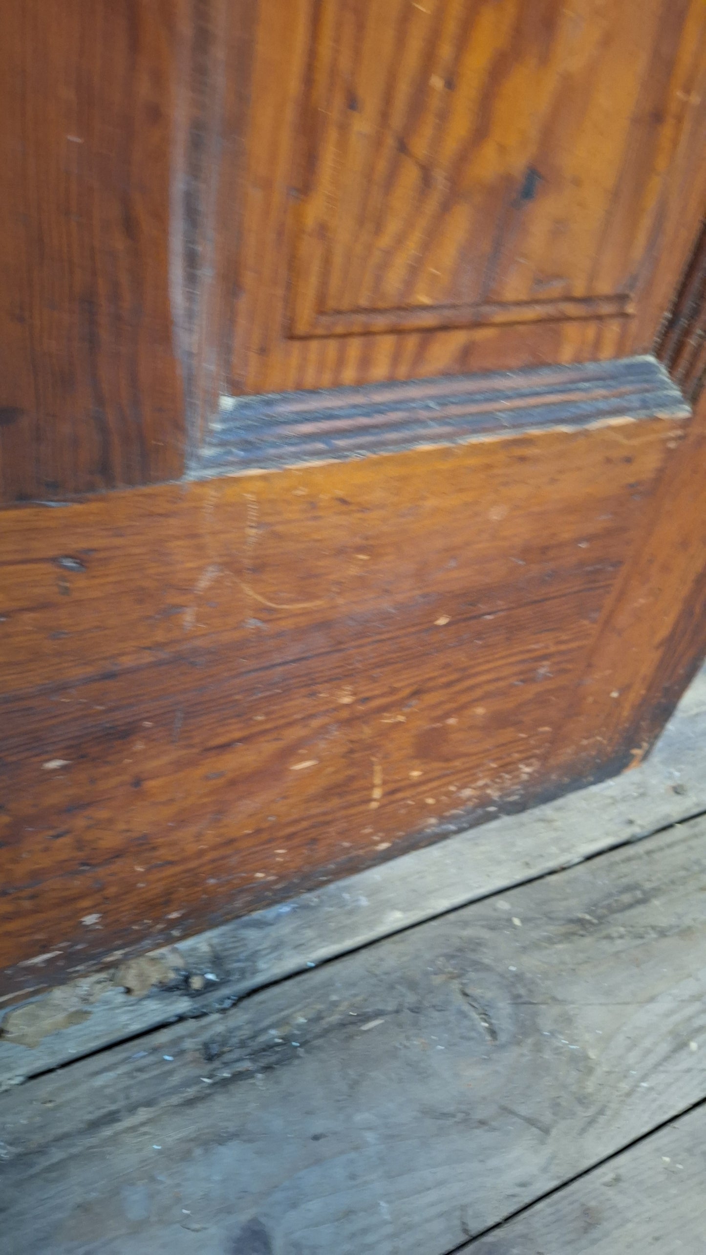 Victorian Frosted Cut Glass Door, Antique Eastlake Interior Door