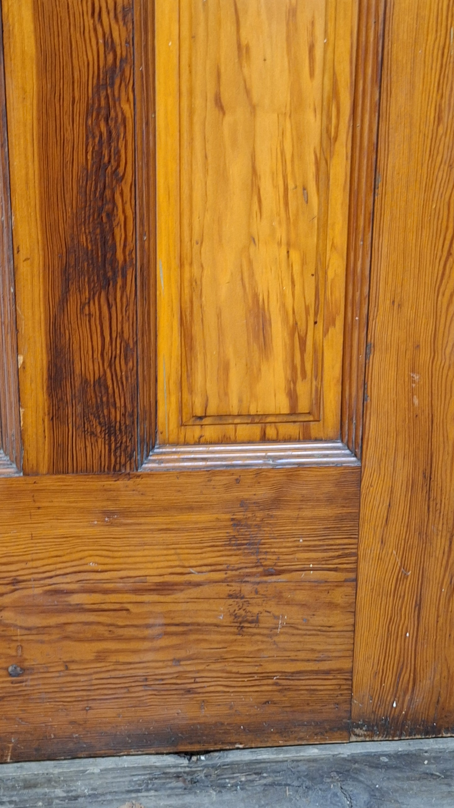 Victorian Etched Glass Door, Antique Eastlake Interior Door