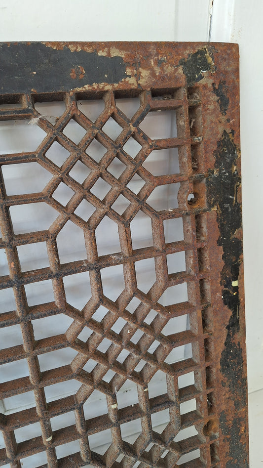 Extra Large 26 x 18 Vent Cover, Cold Air Return Cast Iron Grate