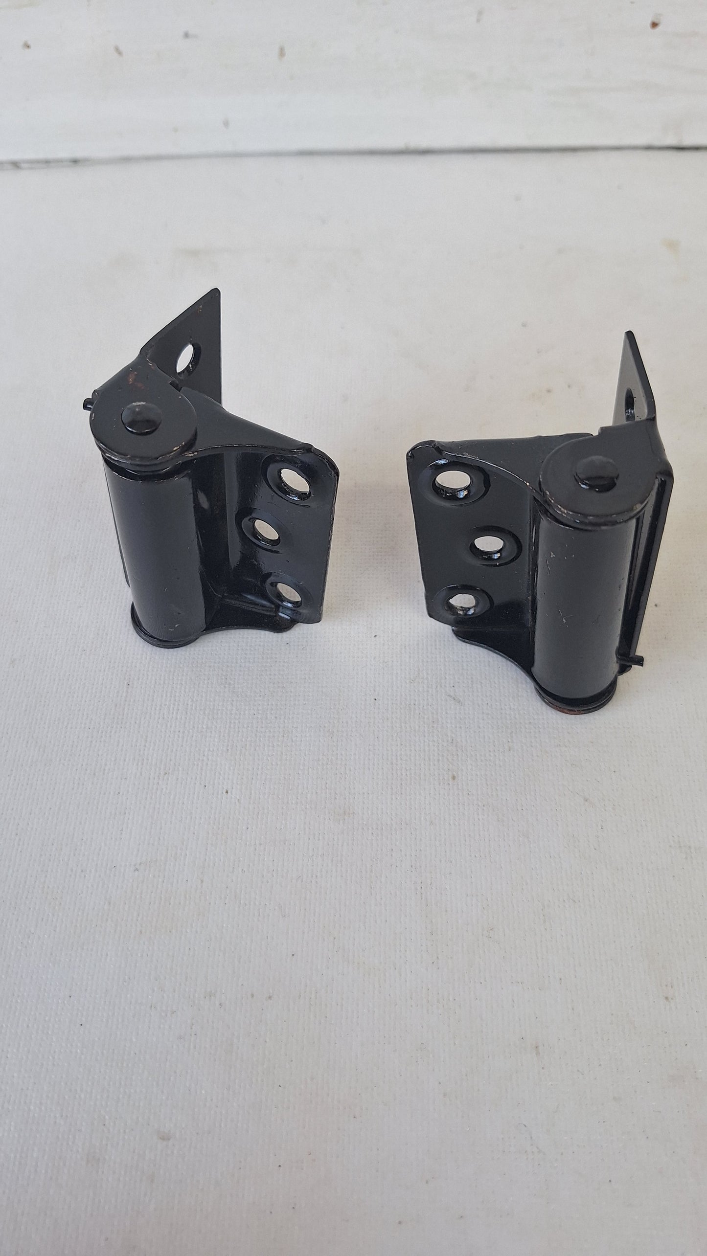 Set of Half Mortise Vintage Screen Door Hinges, New Old Stock