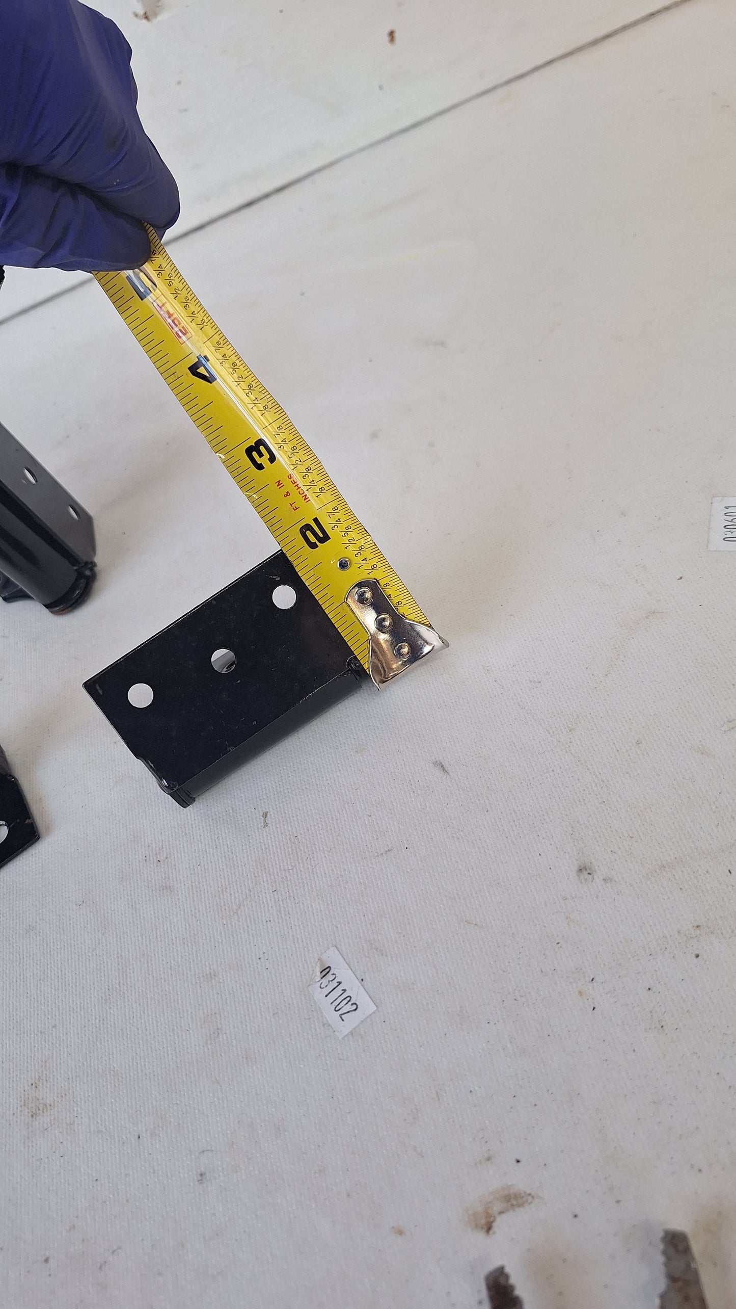 Set of Half Mortise Vintage Screen Door Hinges, New Old Stock
