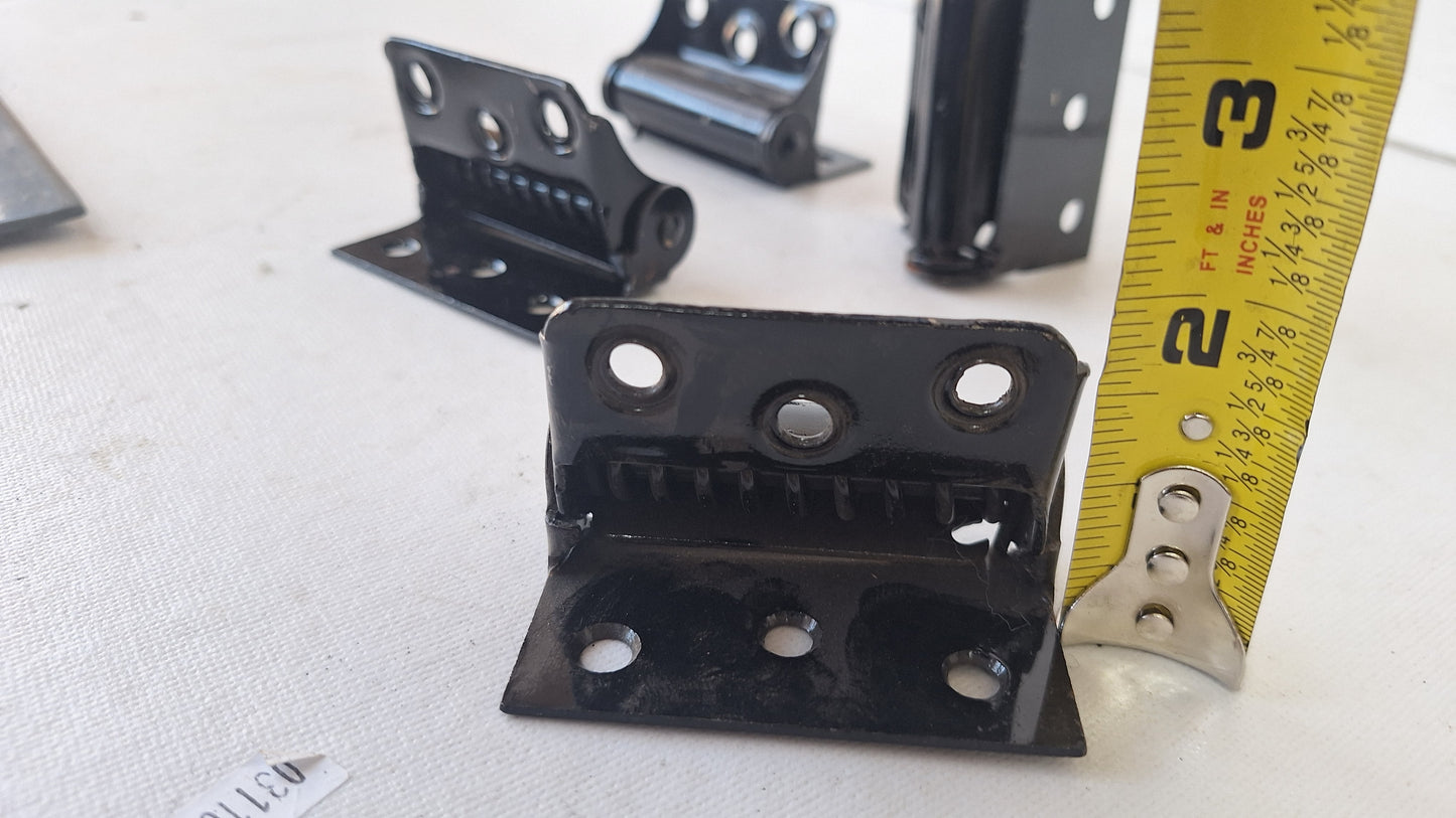 Set of Half Mortise Vintage Screen Door Hinges, New Old Stock
