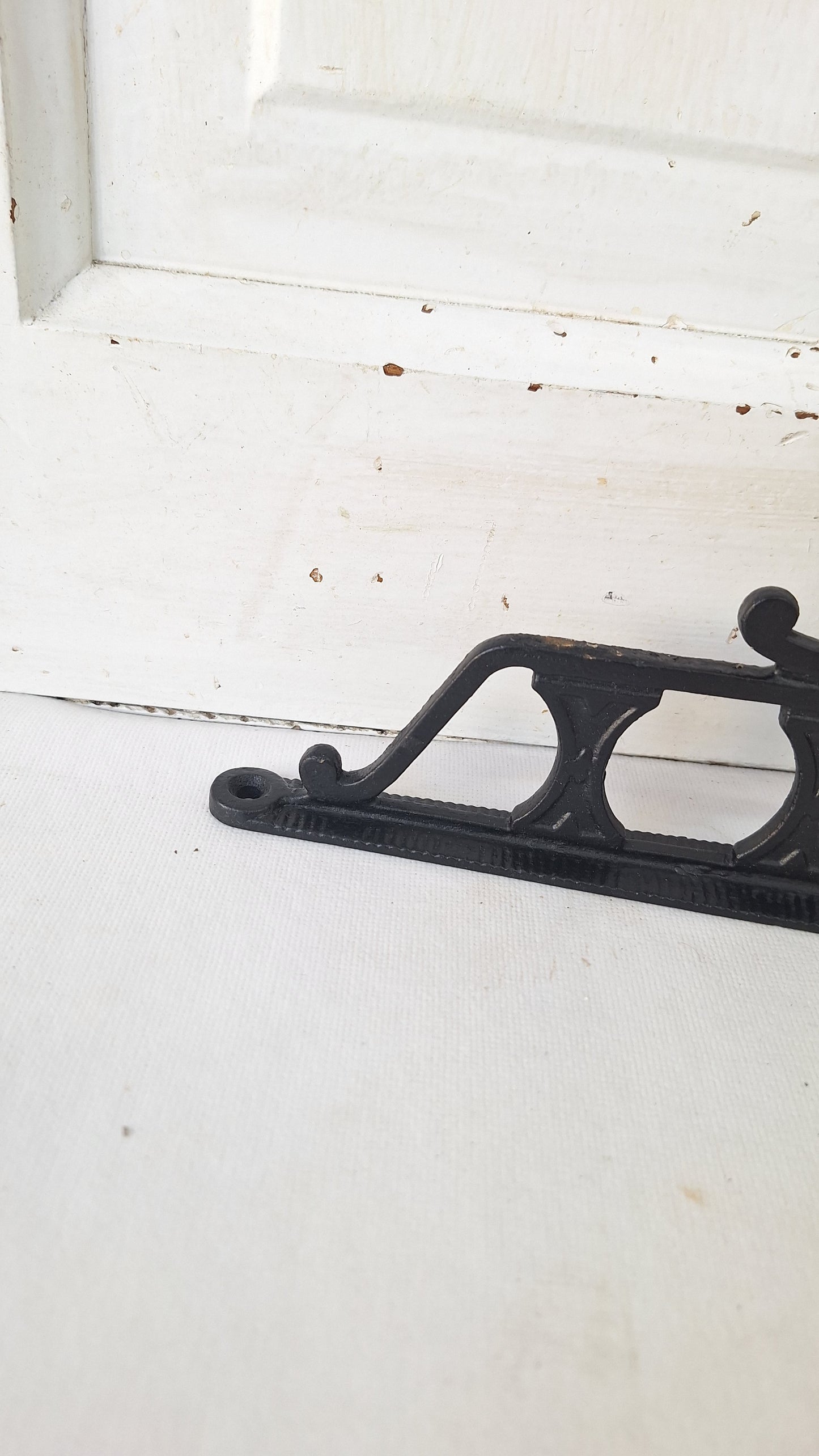 10 x 12 Large Iron Shelf Brackets, Antique Victorian Shelf Supports
