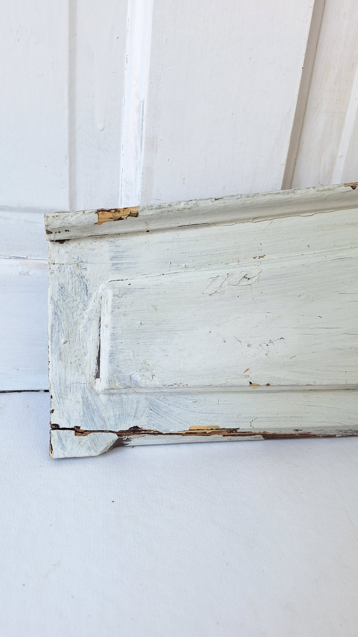 Ornate Door Pediment, Antique Carved Wood Doorway Header